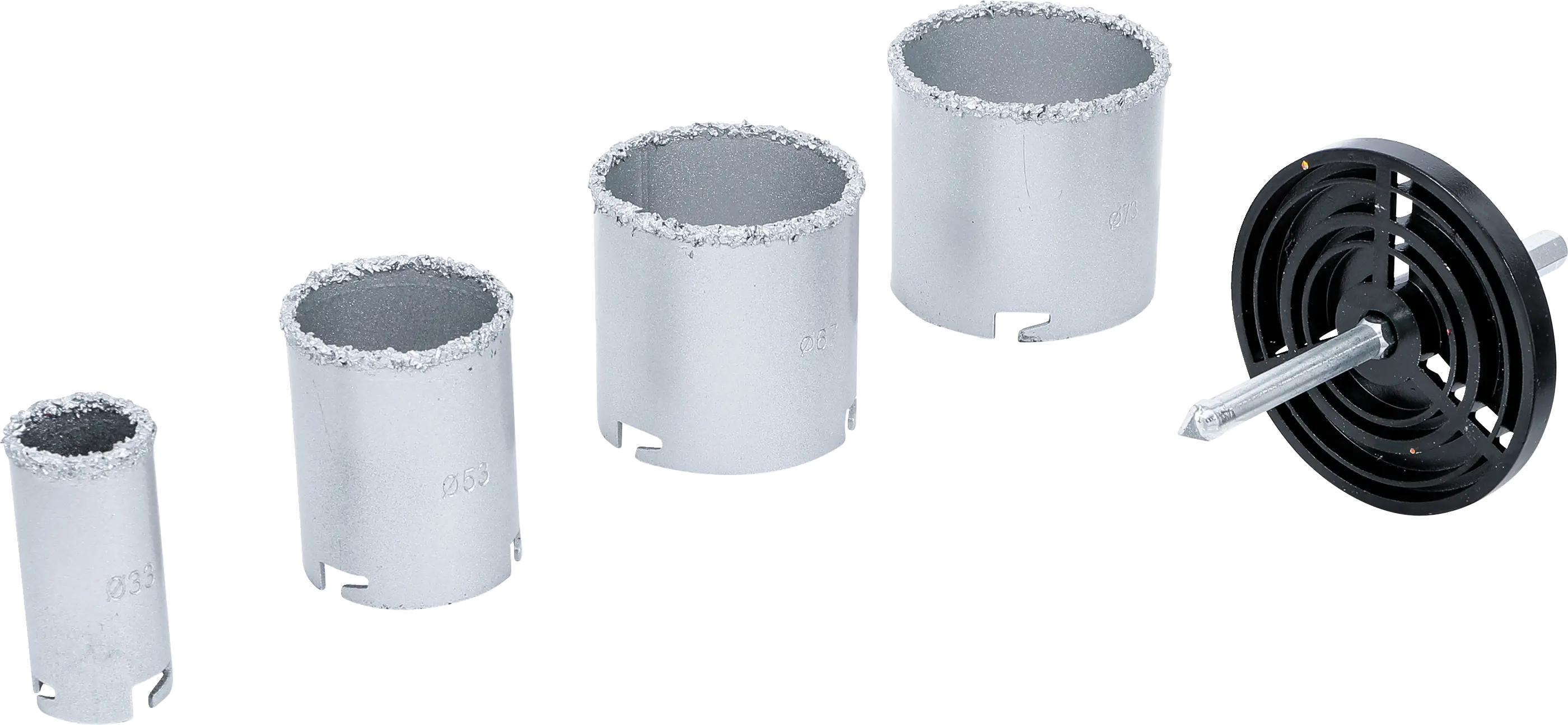 Jeu de scies cloche de forage | 33 - 73 mm | 6 pièces