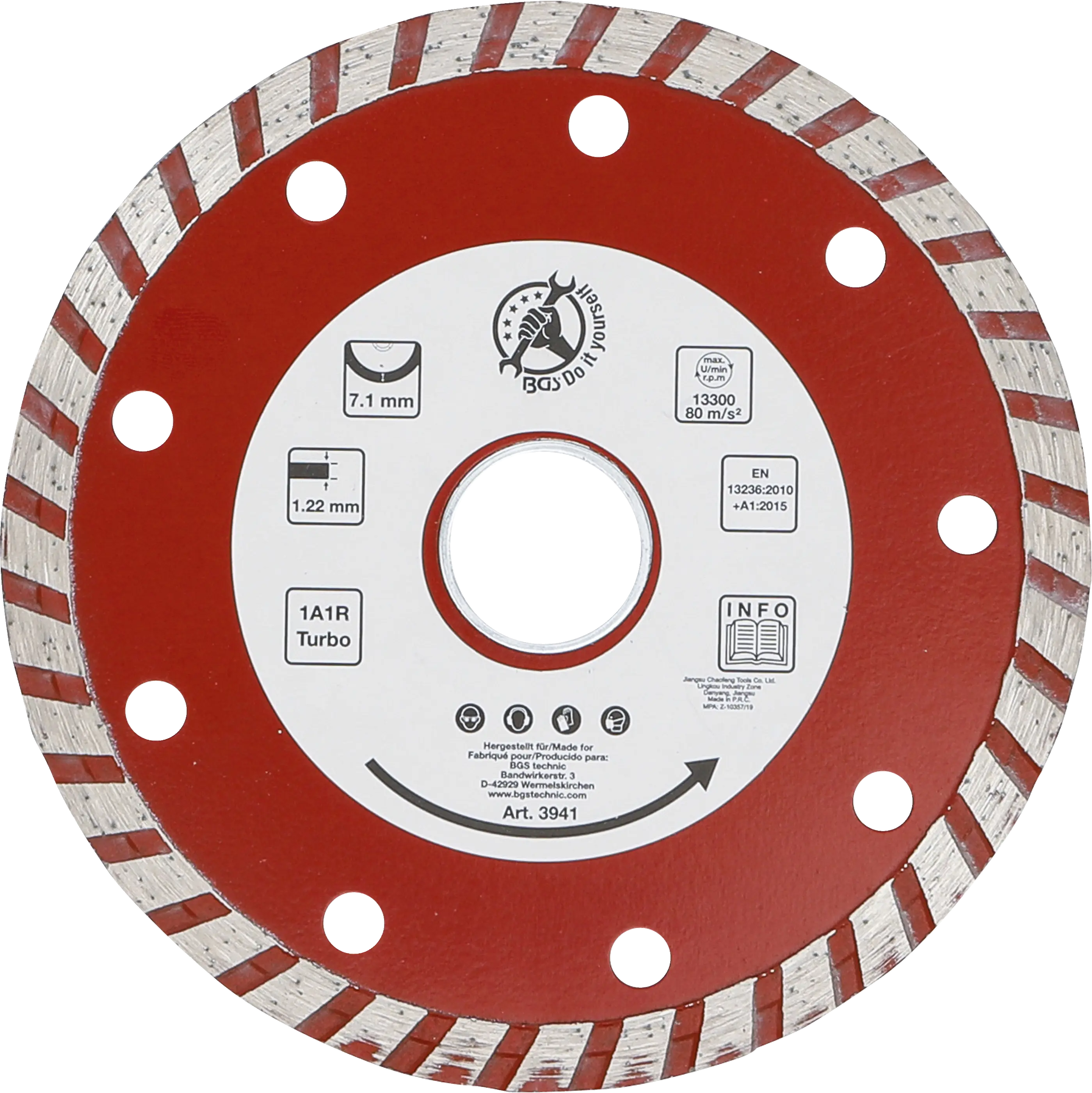 Disque de coupe turbo | Ø 115 mm