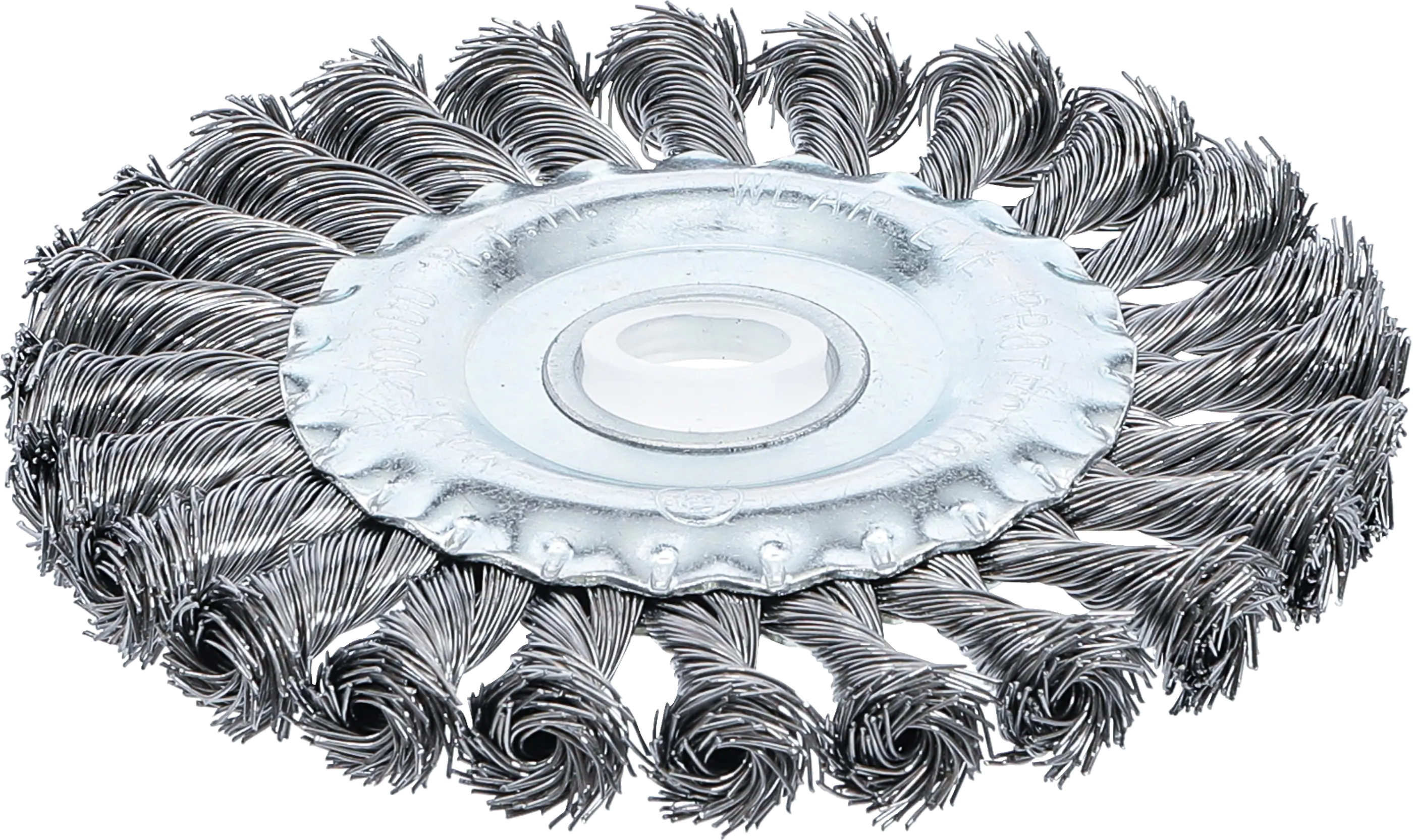 Brosse plate | brosse ronde tressée | Ø 125 mm