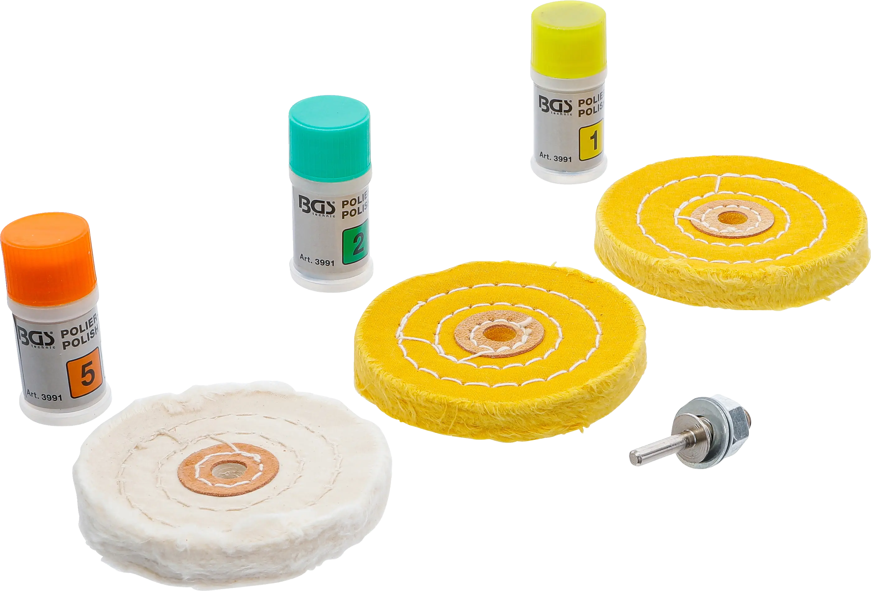 Kit de polissage pour métal dur | 7 pièces
