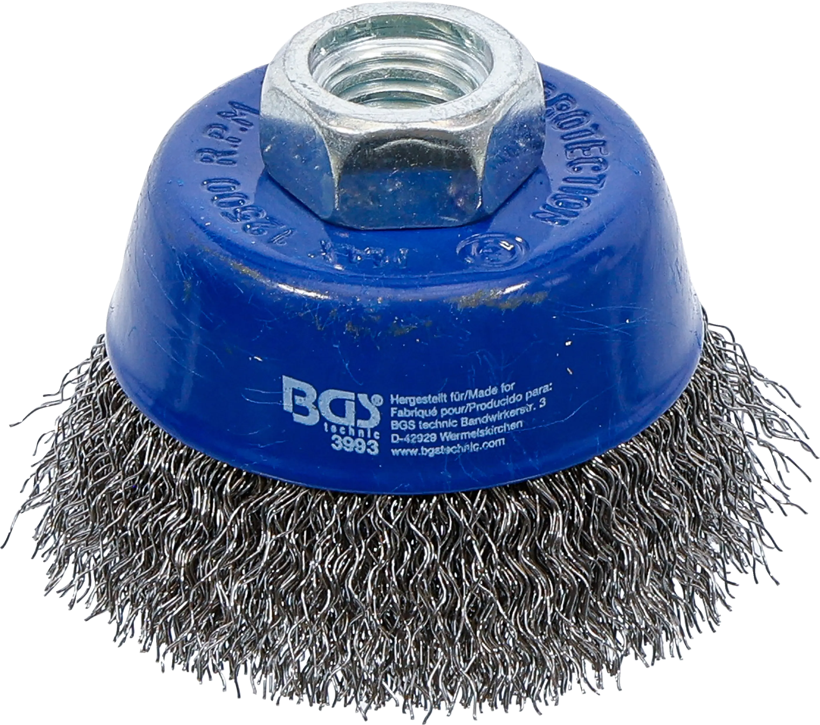 Brosse ronde | réception M14 x 2,0 | Ø 65 x 50 mm