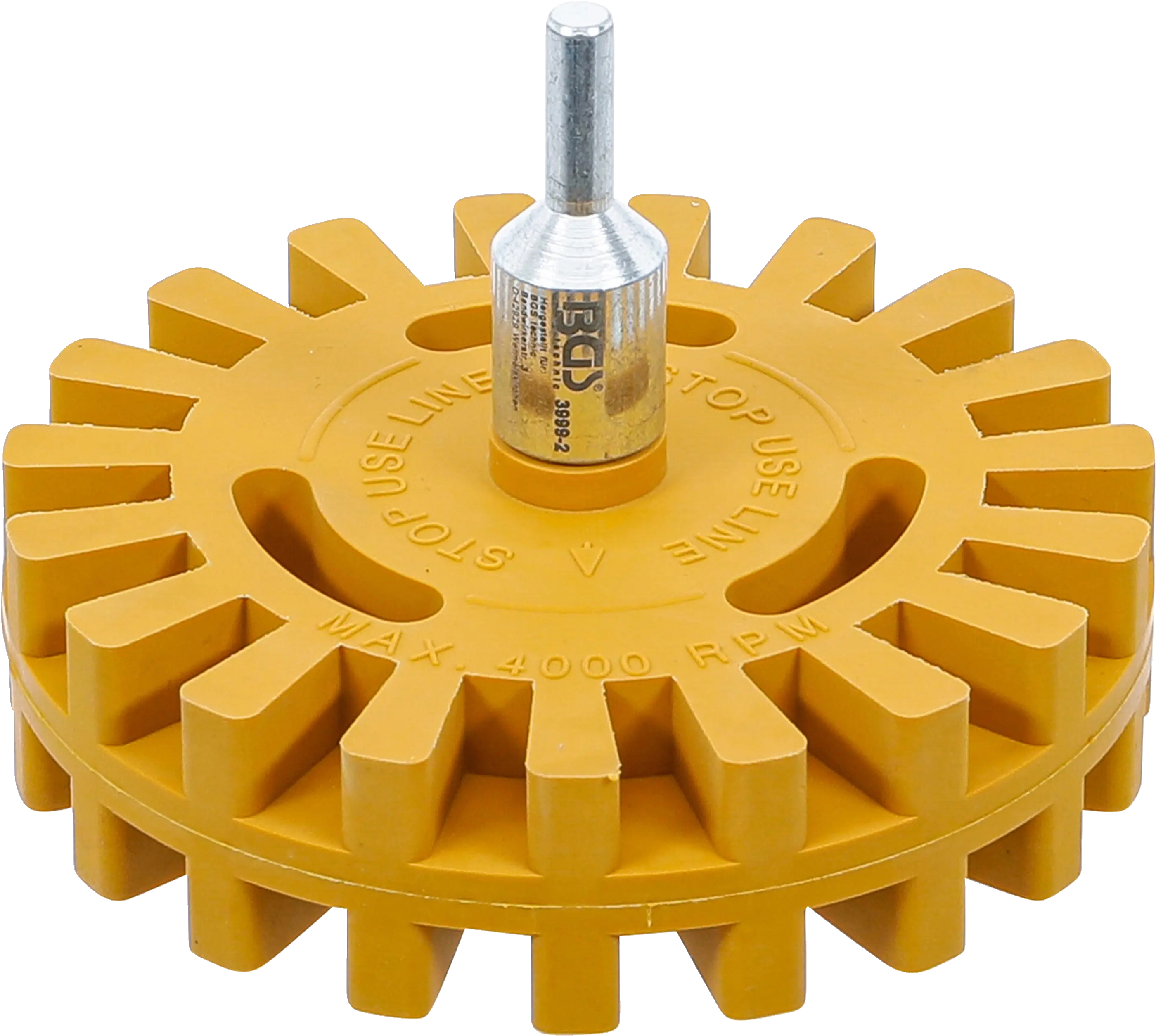 Gomme enlève autocollants | à lamelles | Ø 100 mm