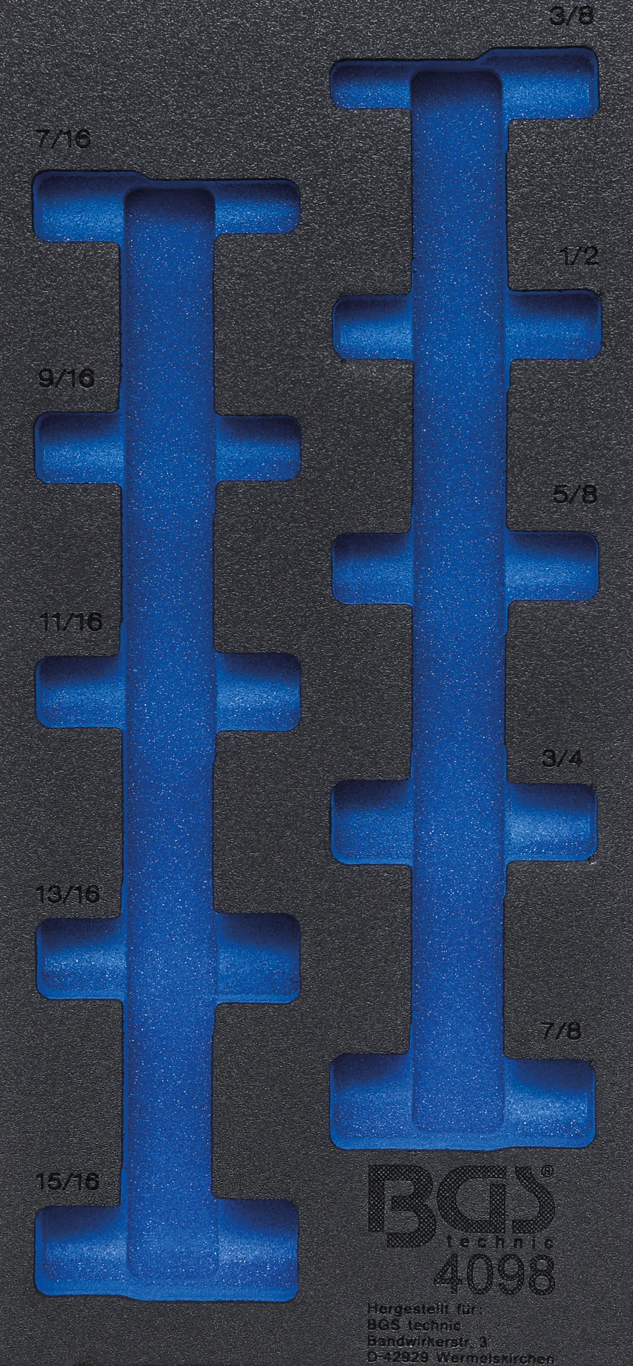 Insert de servante d'atelier 1/3, vide | pour art. 4098