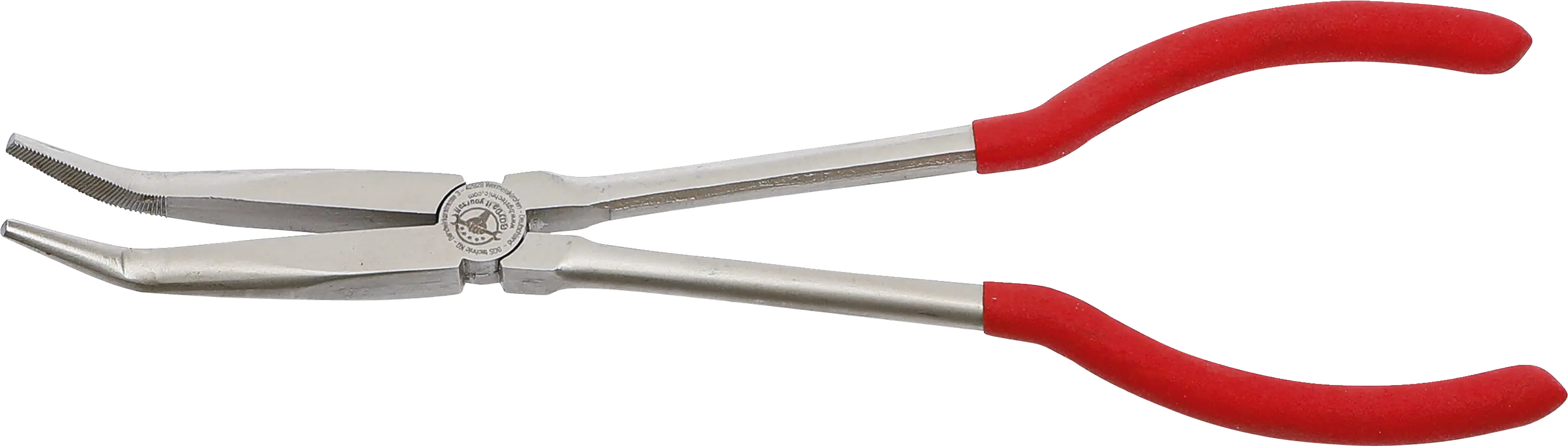 Pince téléphone | extralongue | coudée 45° | 280 mm