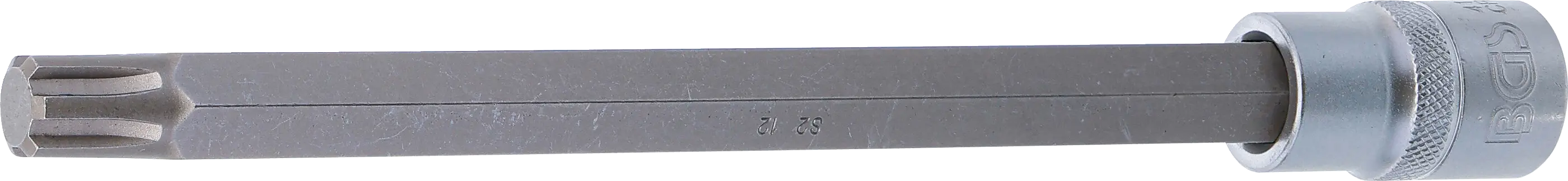 Douilles à embouts | longueur 200 mm | 12,5 mm (1/2") | profil cannelé (pour RIBE) M12