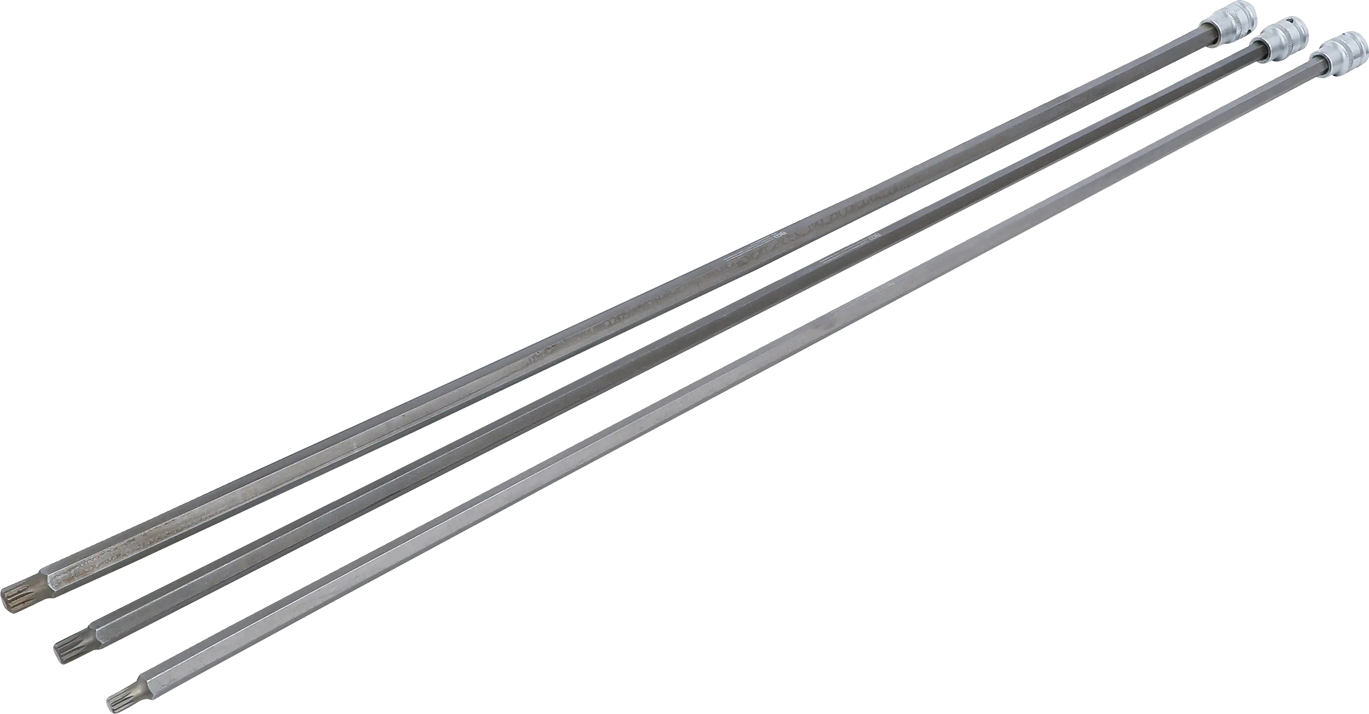 Jeu de douilles à embouts | longueur 800 mm | 12,5 mm (1/2") | polygone femelle (pour XZN) | pour VAG | 3 pièces