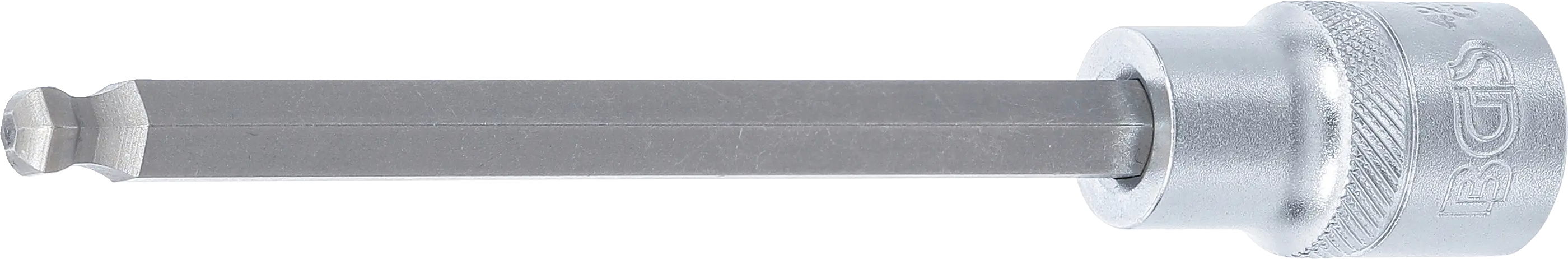 Douille à embouts | longueur 140 mm | 12,5 mm (1/2") | six pans intérieurs avec tête sphérique 7 mm