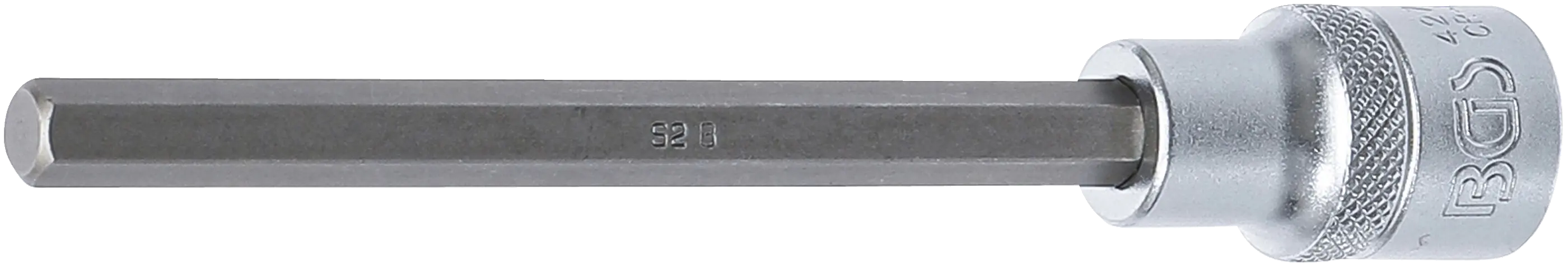 Douille à embouts | longueur 140 mm, 12,5 mm (1/2") | six pans intérieurs 8 mm