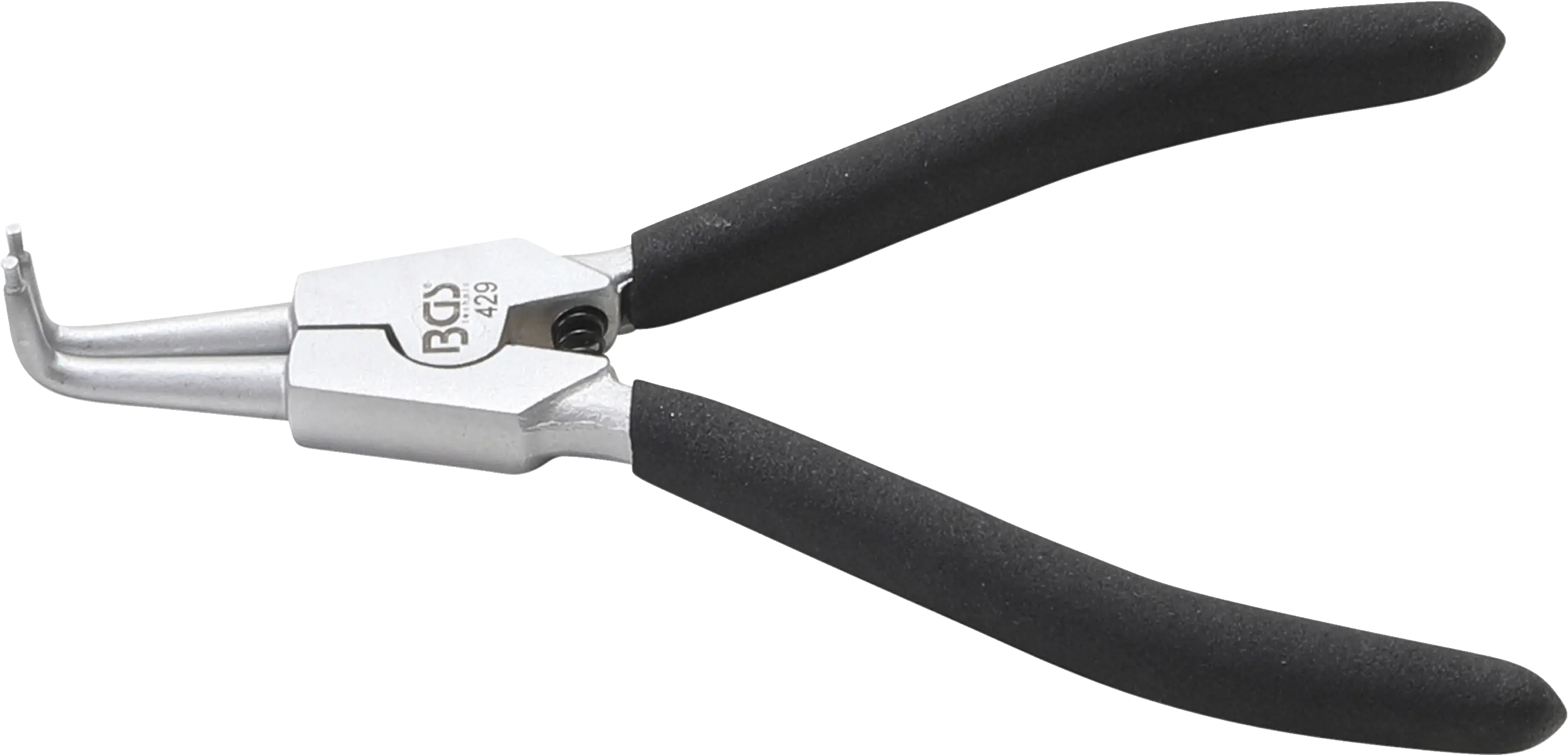 Pince à circlips | courbée | pour circlips intérieurs | 180 mm