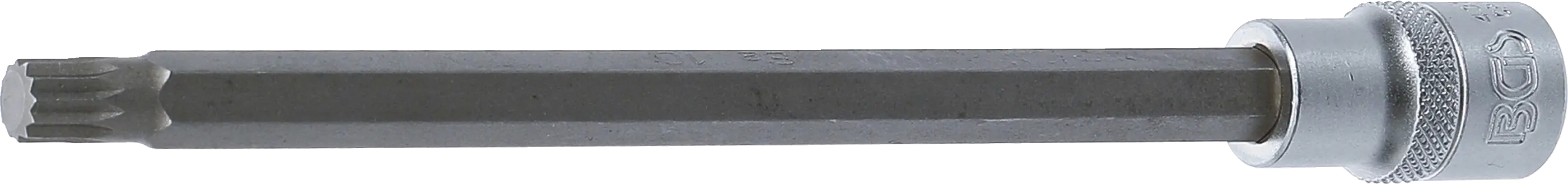 Douille à embouts | longueur 200 mm | 12,5 mm (1/2") | denture multiple intérieure (pour XZN) M10
