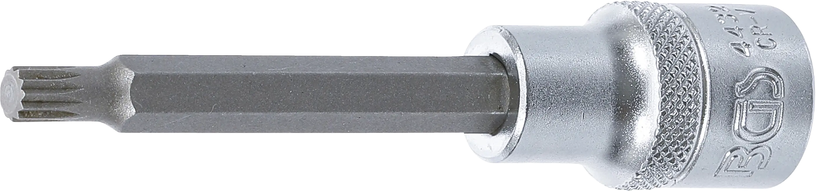 Douille à embouts | longueur 100 mm | 12,5 mm (1/2") | denture multiple intérieure (pour XZN) M7