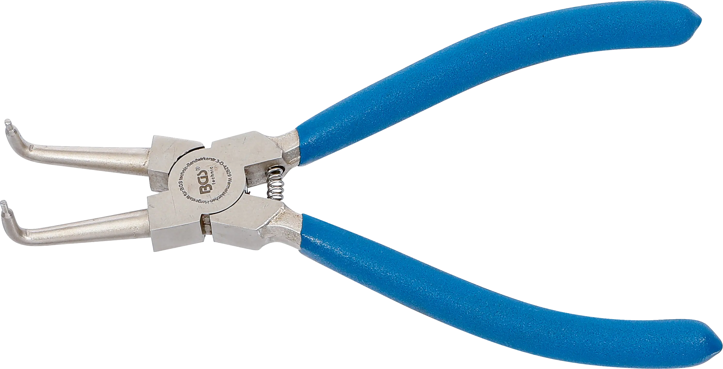 Pince pour circlips | coudée | pour circlips intérieurs | 175 mm