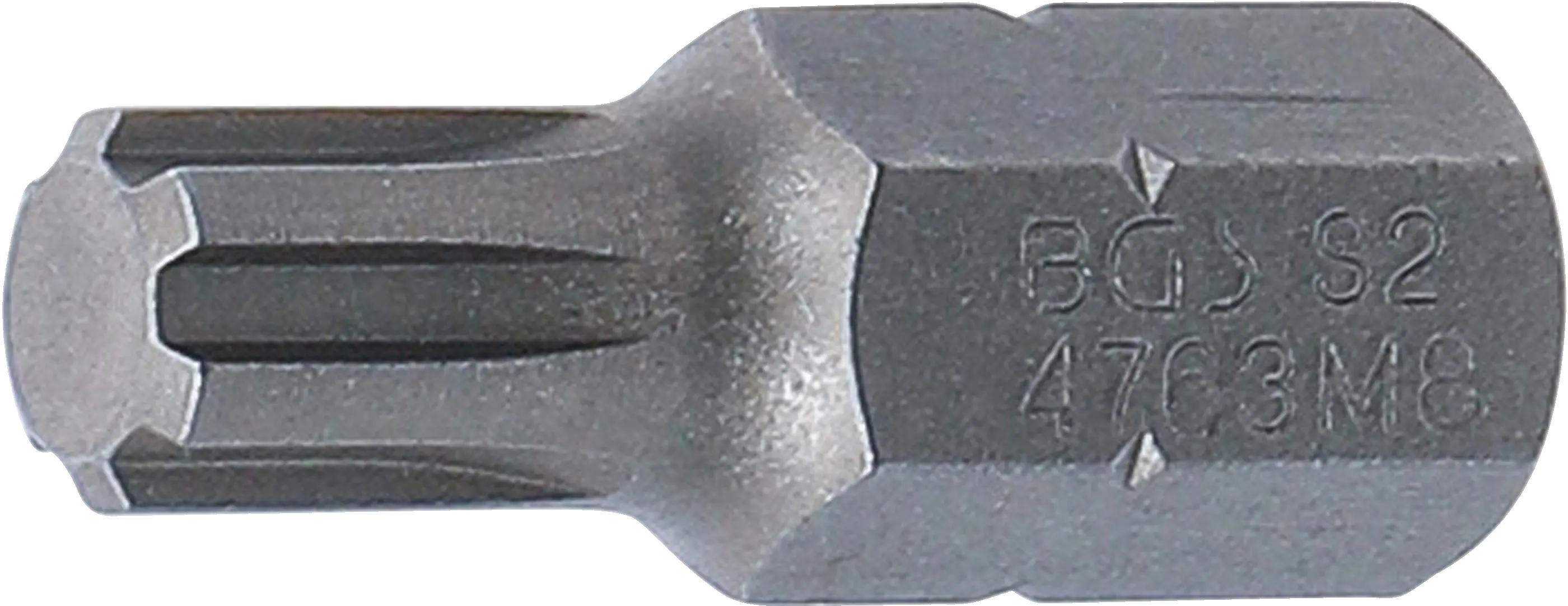 Embout | Longueur 30 mm | 10 mm (3/8") | profil cannelé (pour RIBE) M8