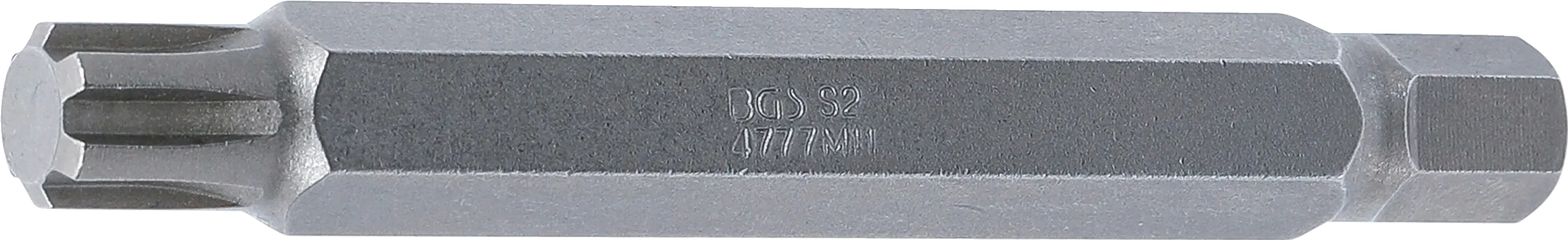 Douilles à embouts | Longueur 100 mm | 10 mm (3/8") | profil cannelé (pour RIBE) M11