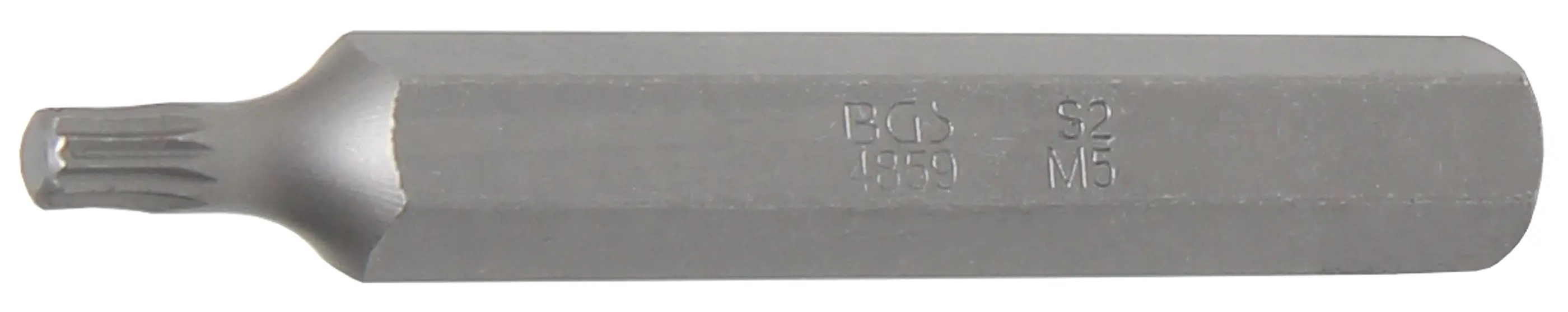 Embout | Longueur 75 mm | 10 mm (3/8") | denture multiple intérieure (pour XZN) M5