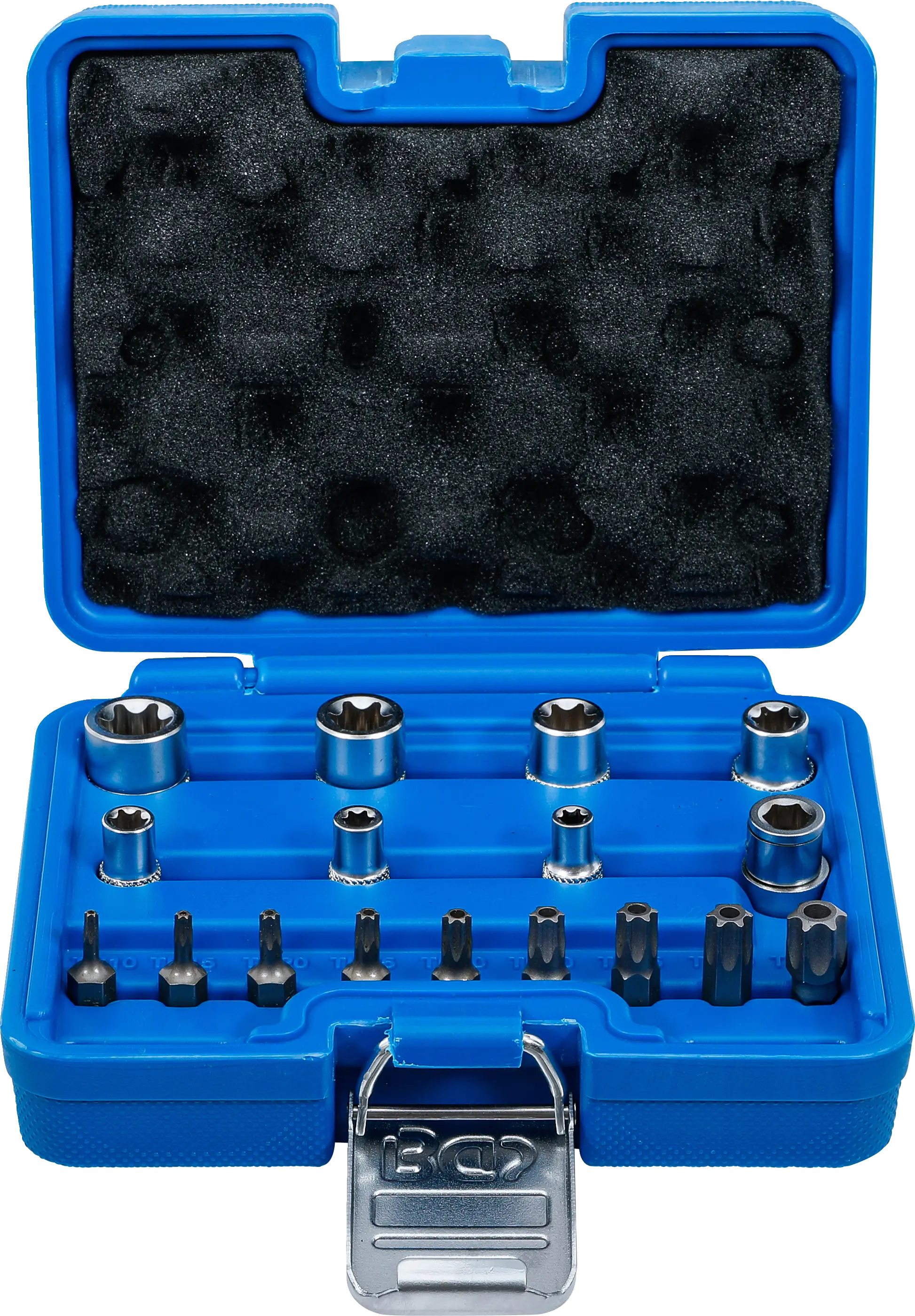 Jeu d'embouts et de clés à douille | profil E / profil T (pour Torx) | 17 pièces