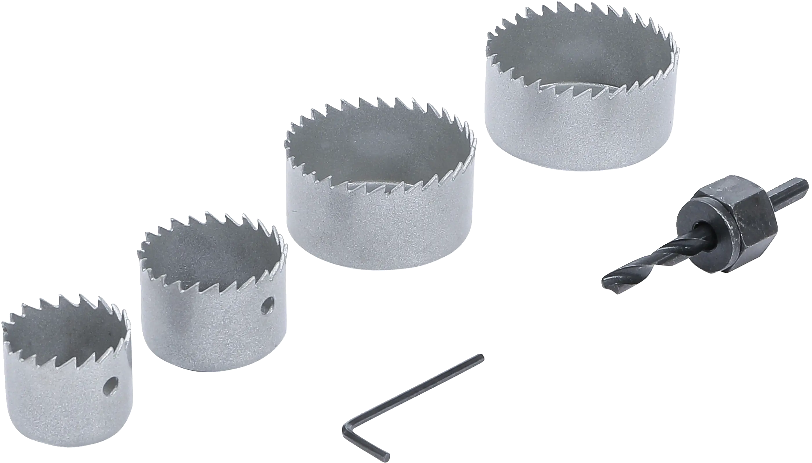 Jeu de scies-cloches | Ø 32 - 54 mm | profondeur 24 mm | 6 pièces