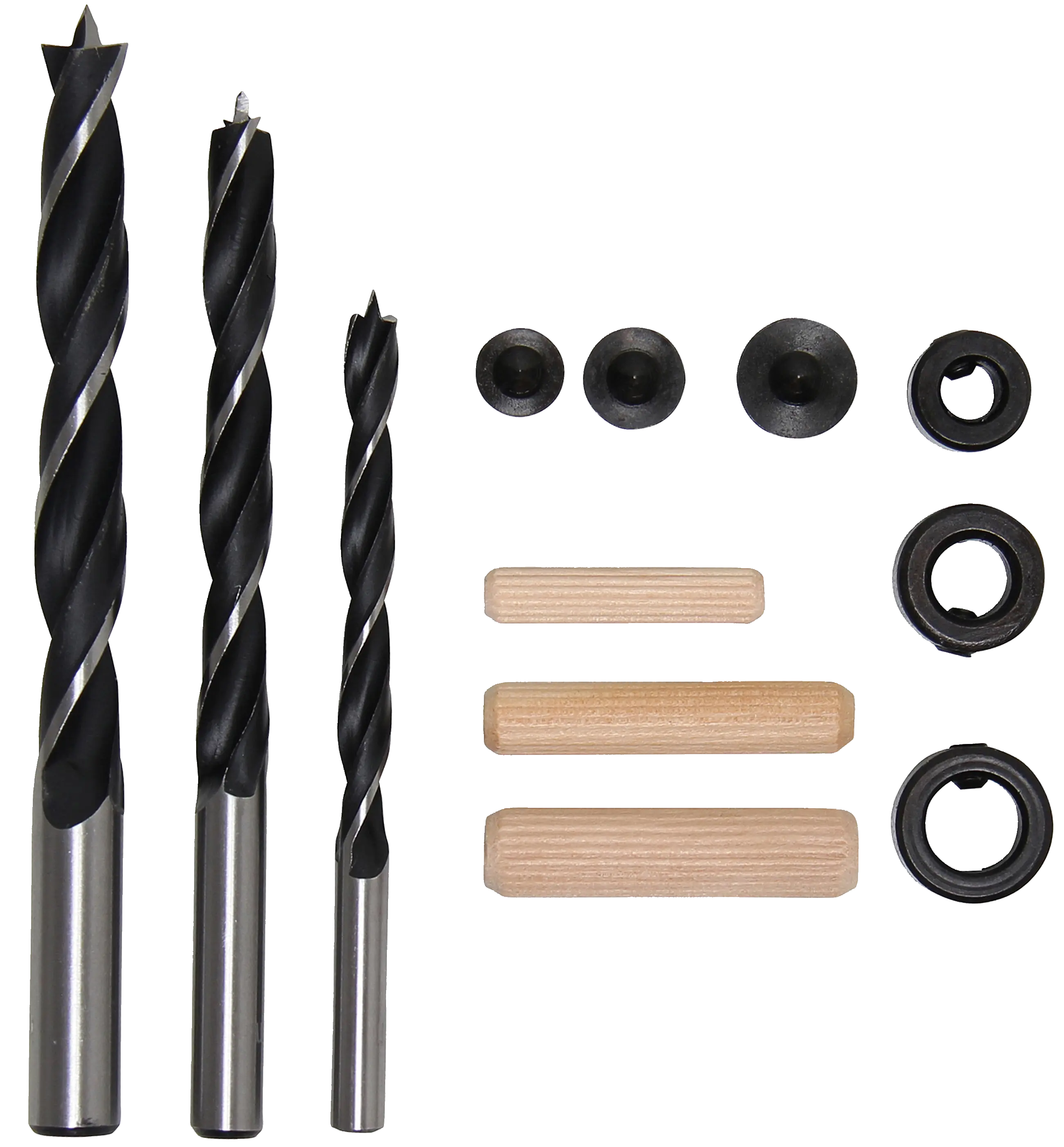 Jeu de chevilles/forets bois | 6 - 10 mm | 43 pièces