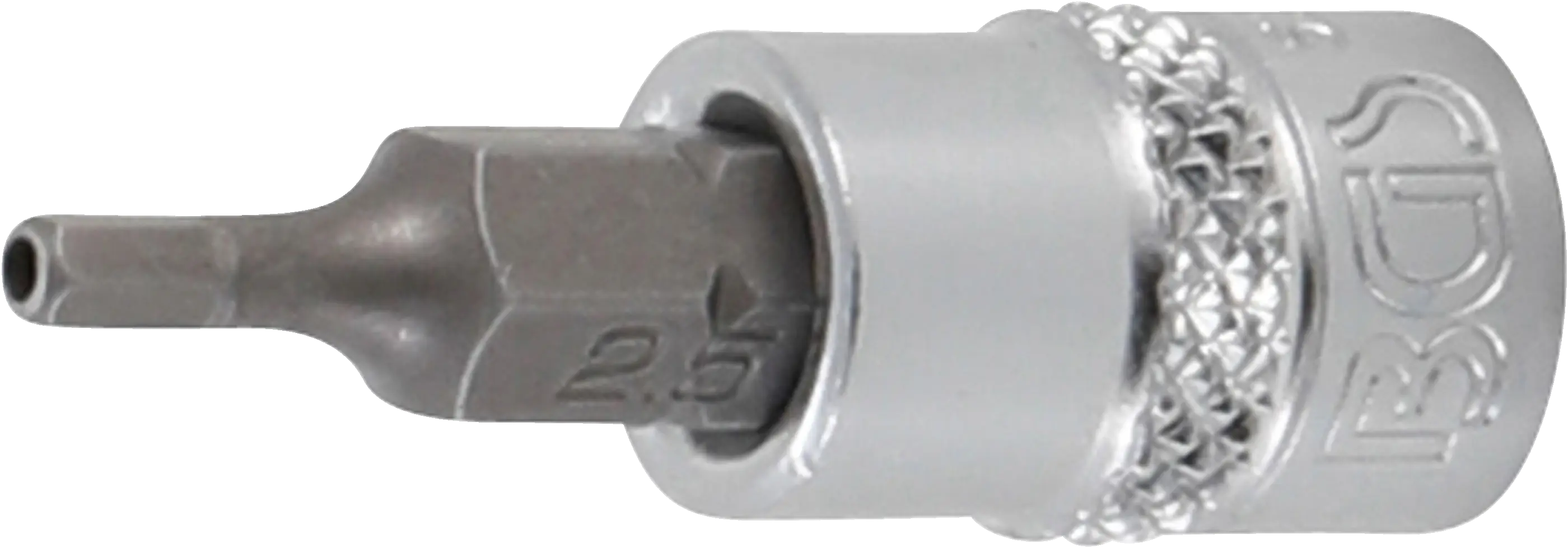 Douille à embouts | Empreinte carré femelle 6,3 mm (1/4") | six pans femelle avec alésage 2,5 mm