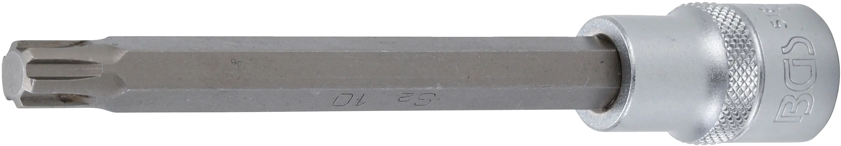 Douilles à embouts | longueur 140 mm | 12,5 mm (1/2") | profil cannelé (pour RIBE) M10
