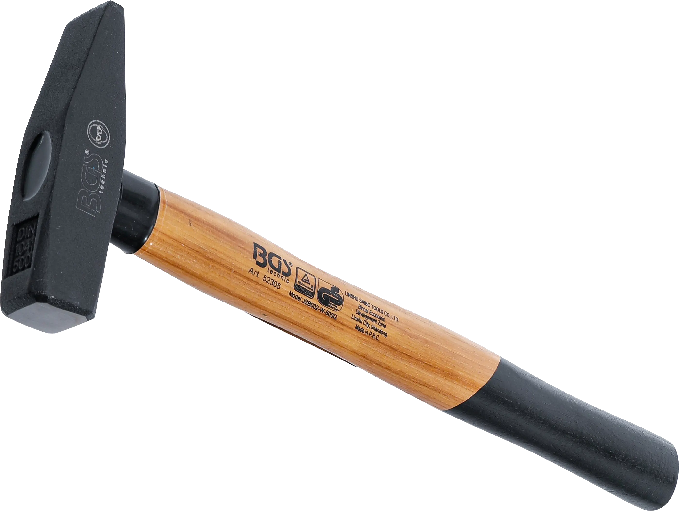 Marteau mécanicien | manche hickory | DIN 1041 | 500 g