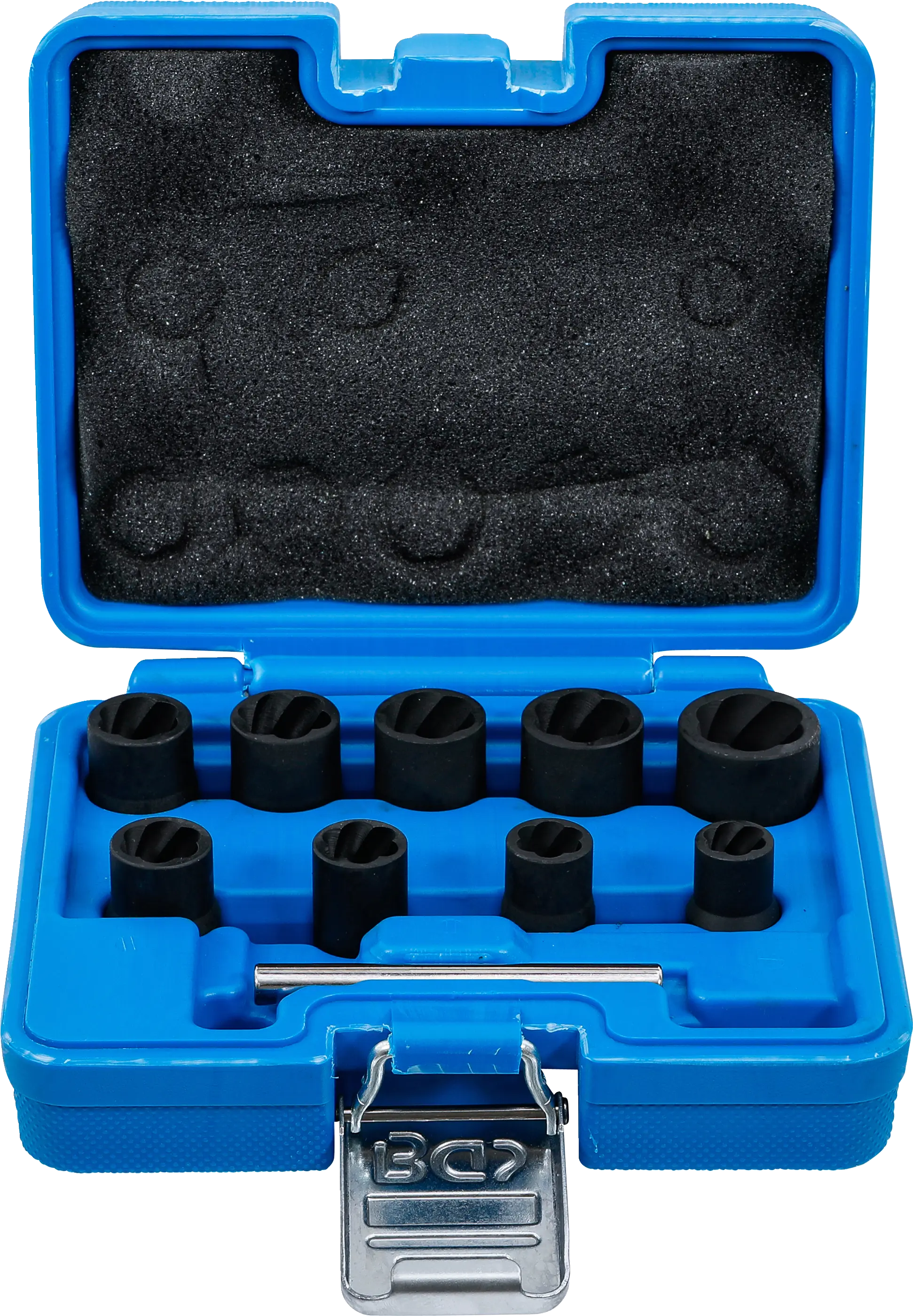 Jeu de douilles spiralées/extracteur de vis | 10 mm (3/8") | 10 - 19 mm | 10 pièces