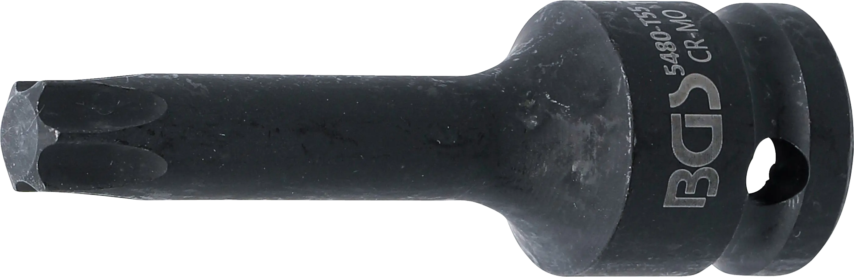 Douille à embouts à choc | longueur 75 mm | 12,5 mm (1/2") | profil T (pour Torx) T55