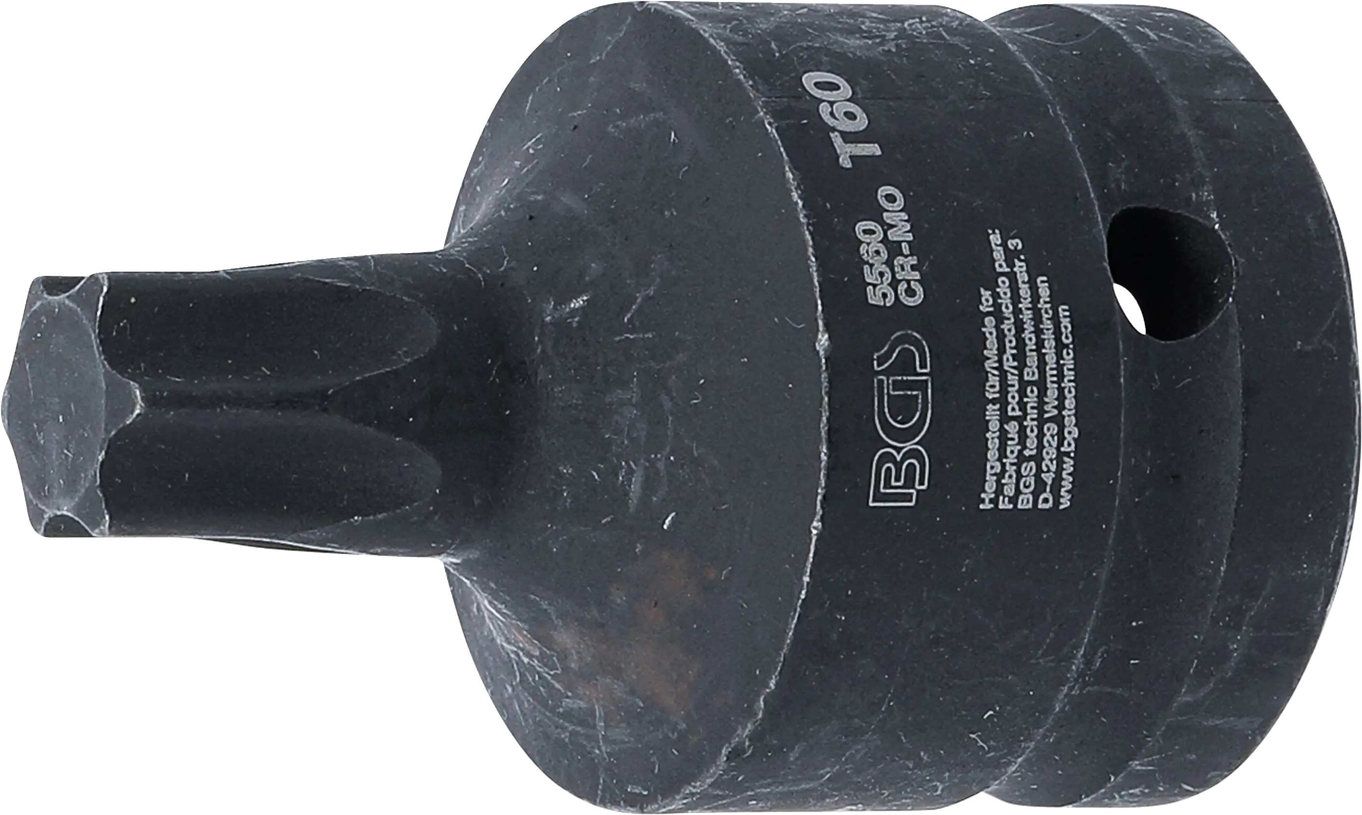 Douille à embouts de puissance | longueur 60 mm | 20 mm (3/4") | Profil T (pour Torx) T60