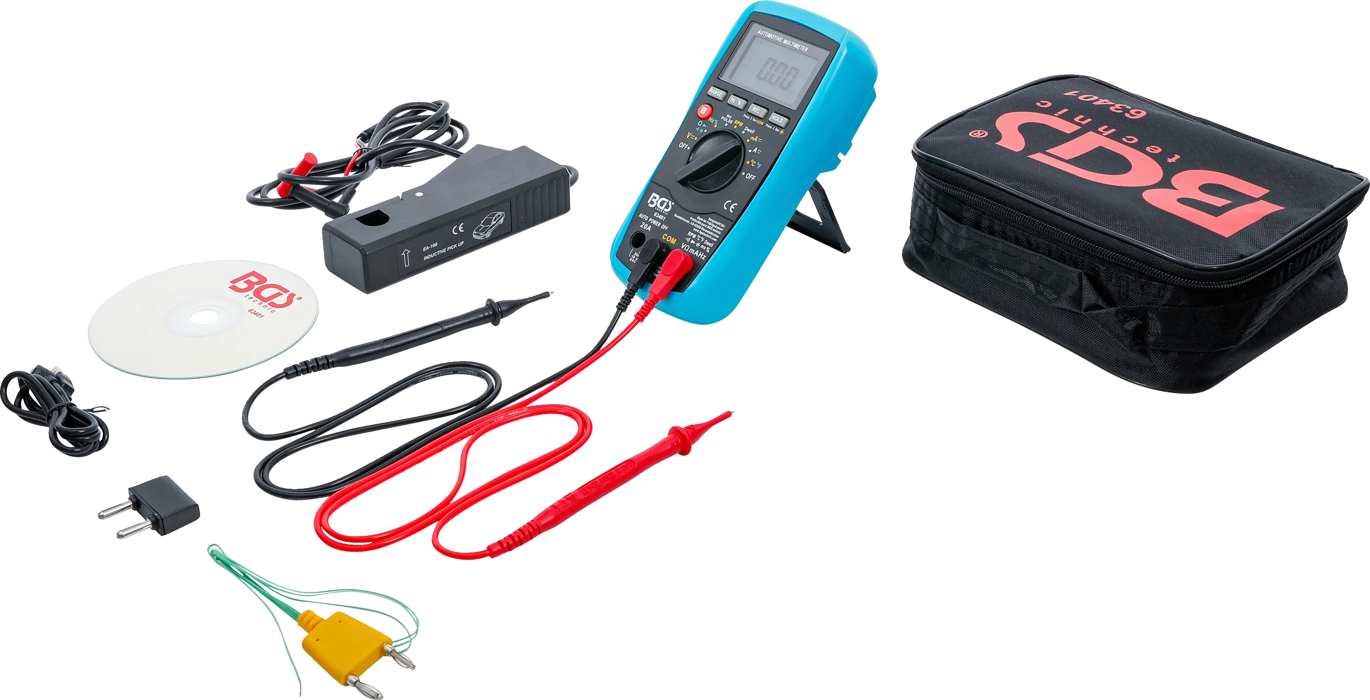 Multimètre numérique automobile avec interface USB