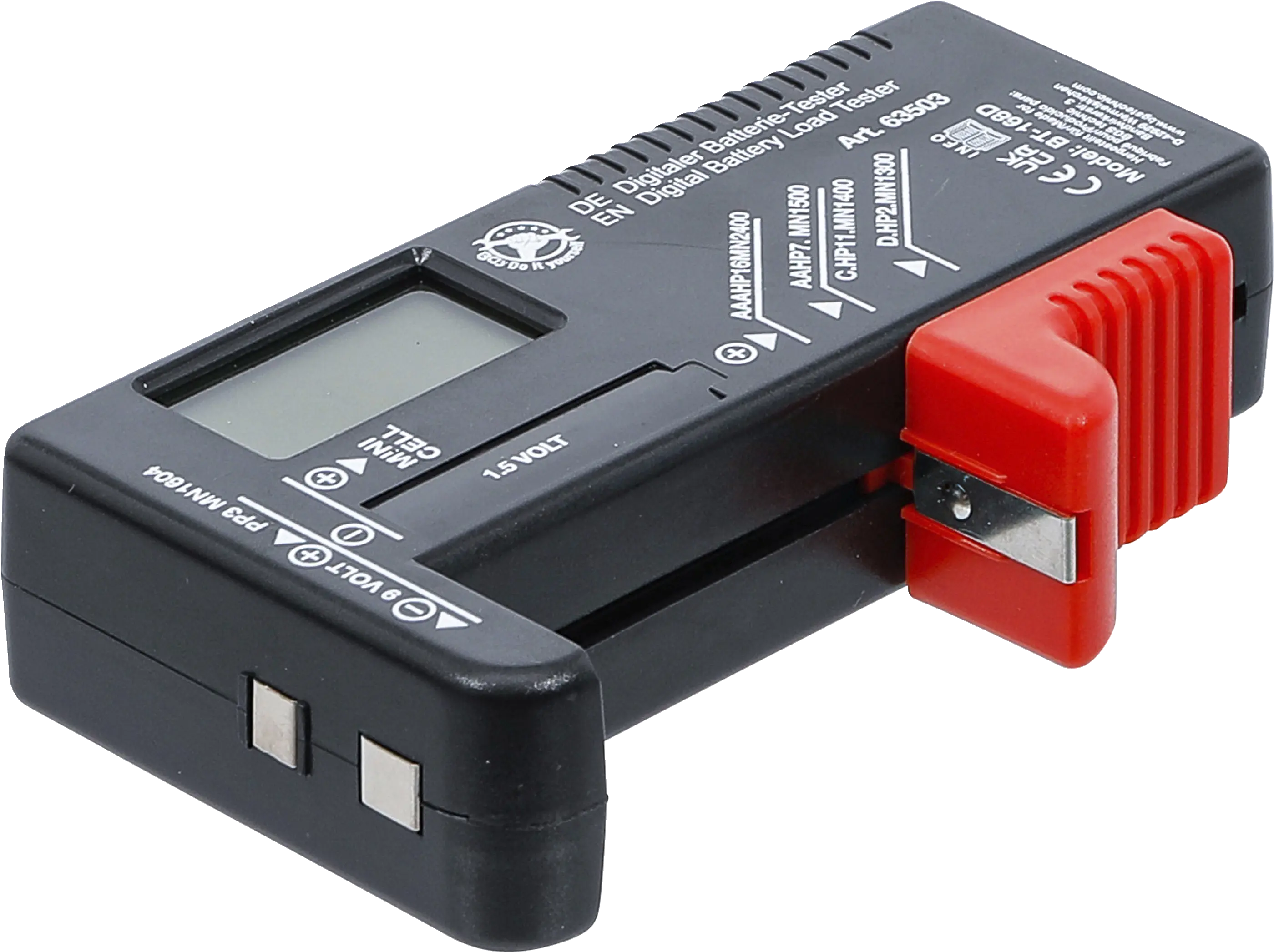 Testeur de batterie numérique | 1,5 V / 9 V