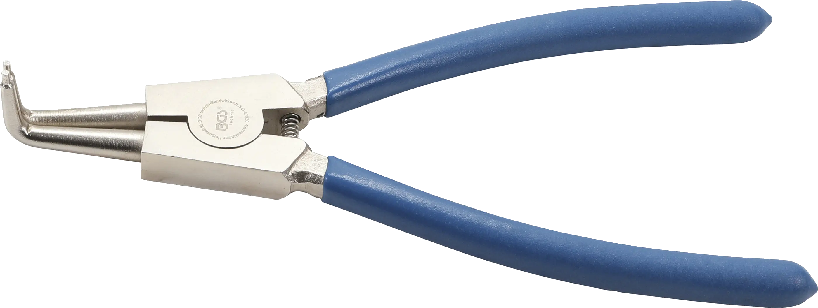 Pince pour circlips | coudée | pour circlips extérieurs | 225 mm
