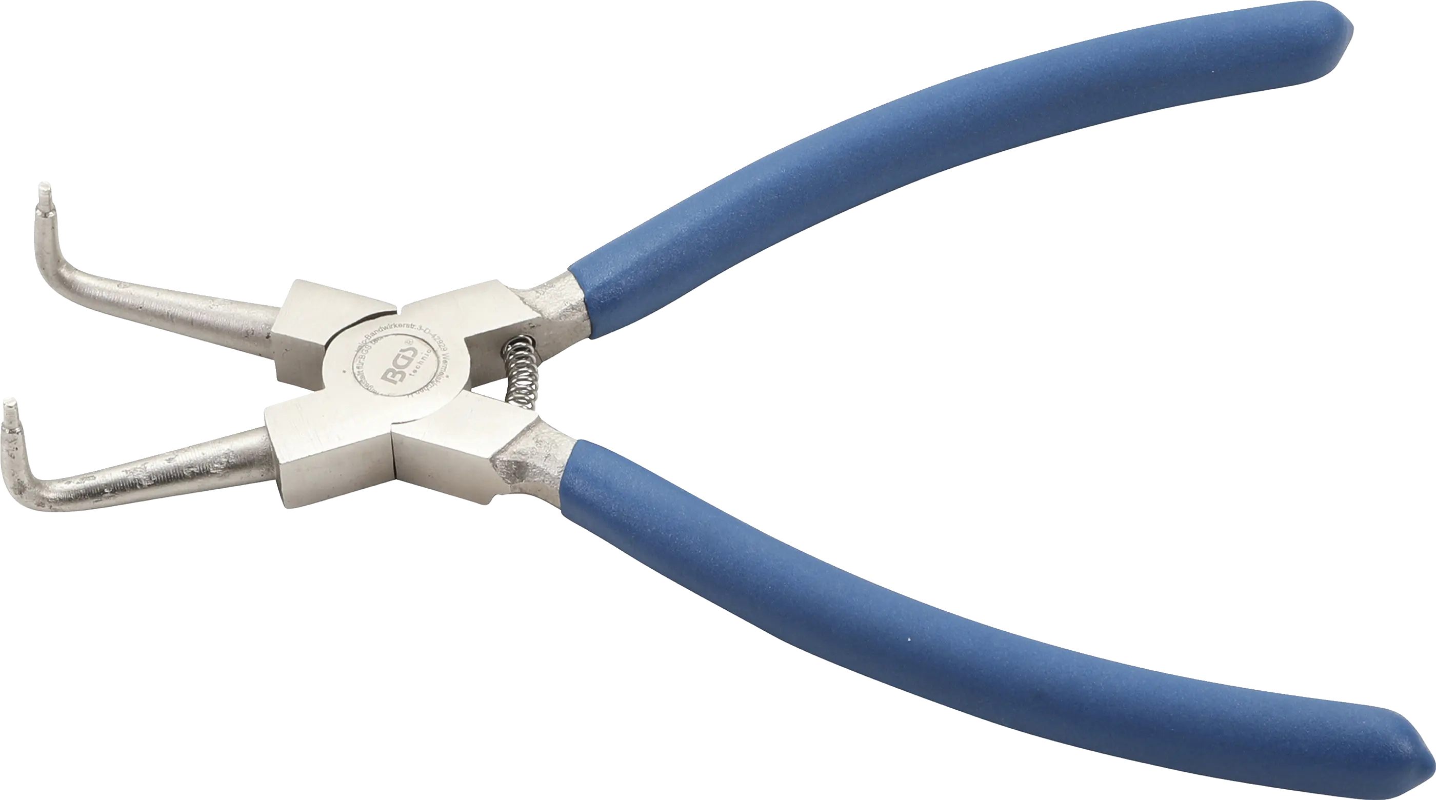 Pince pour circlips | coudée | pour circlips intérieurs | 225 mm