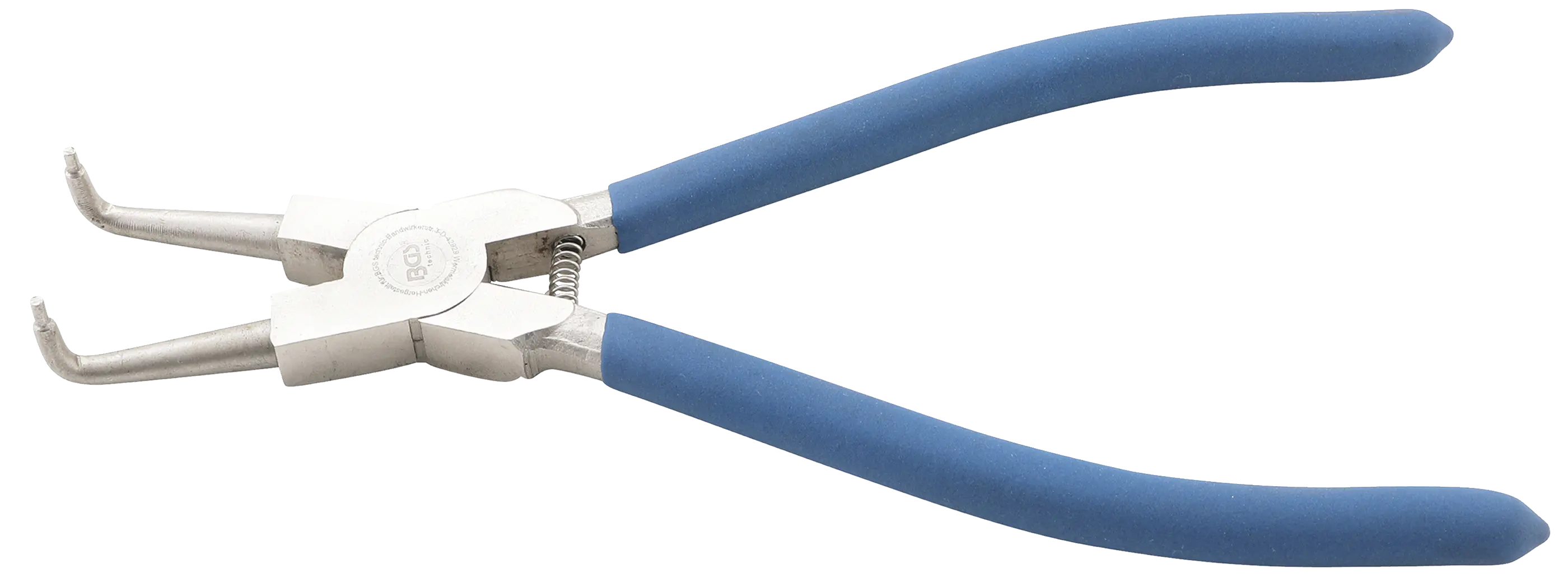 Pince pour circlips | coudée | pour circlips intérieurs | 250 mm
