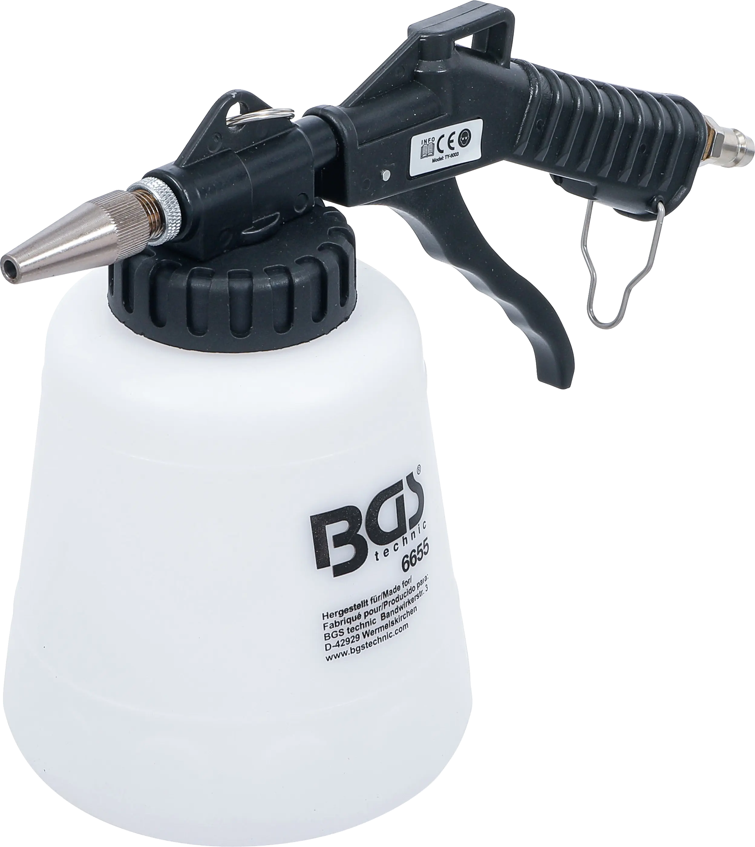 Pistolet de sablage au bicarbonate de soude à air comprimé | 1 l
