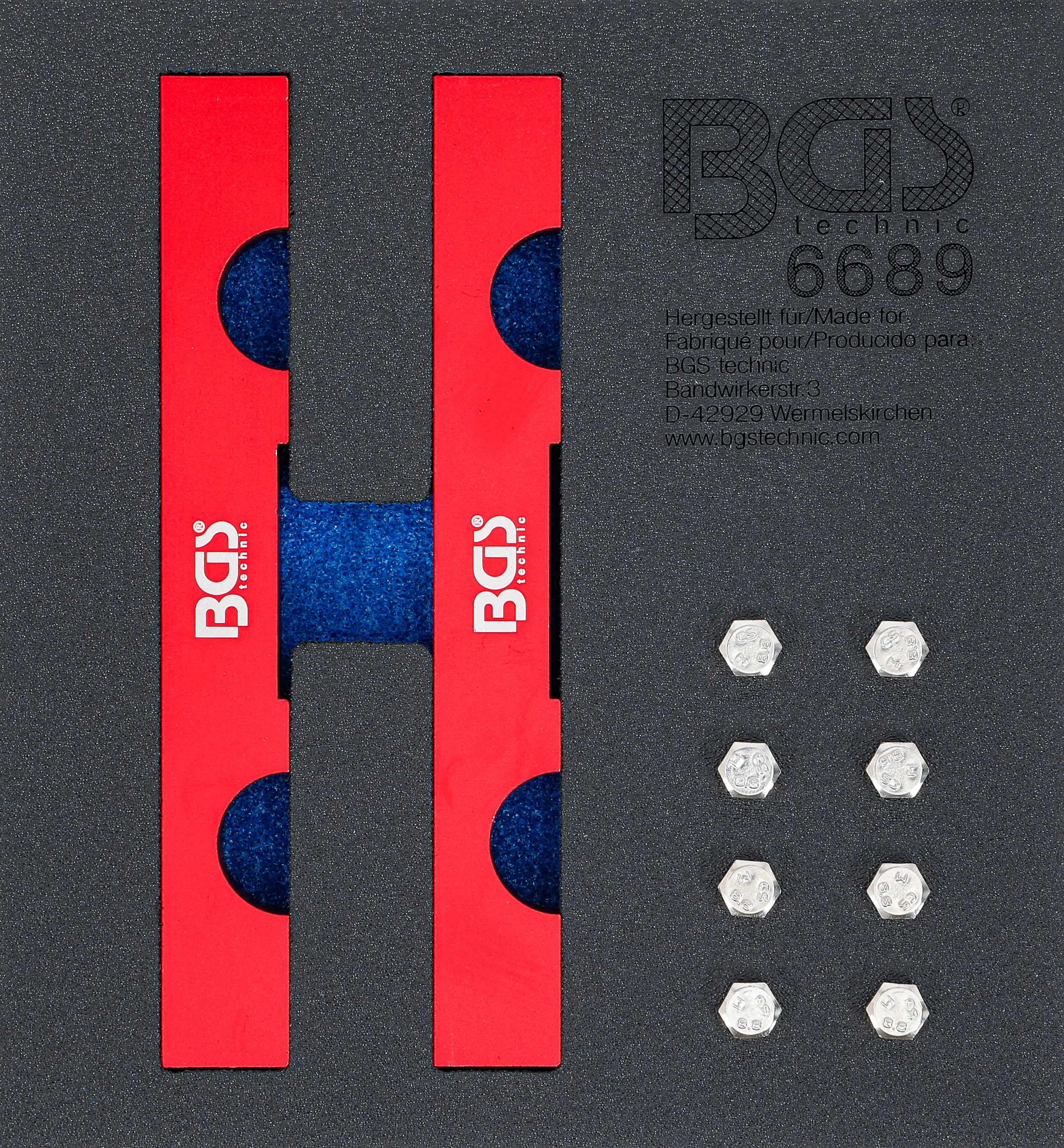 Insert de servante d'atelier 1/6 : Coffret de calage | pour Mercedes M642