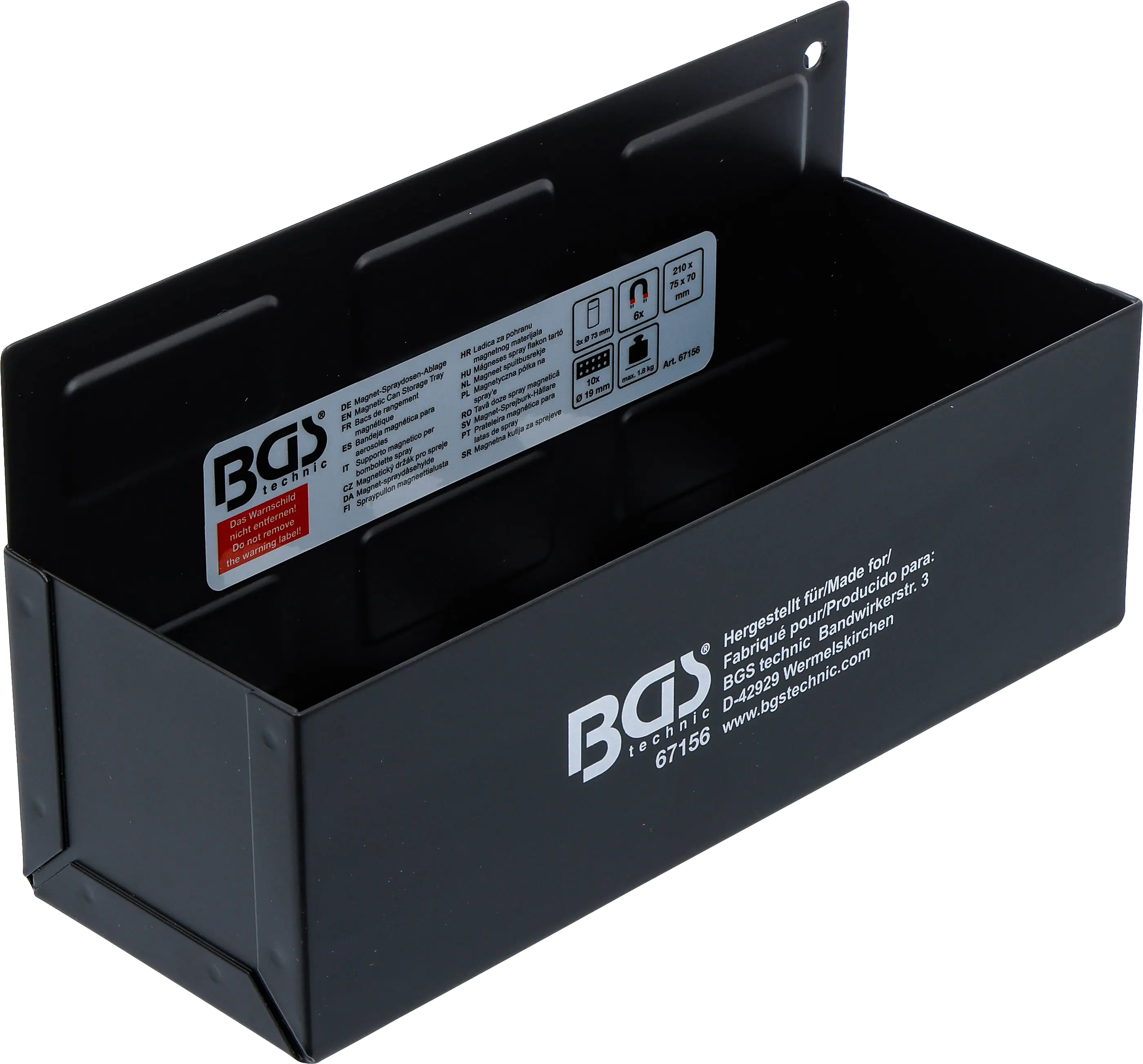 Bacs de rangement magnétique | 210 mm