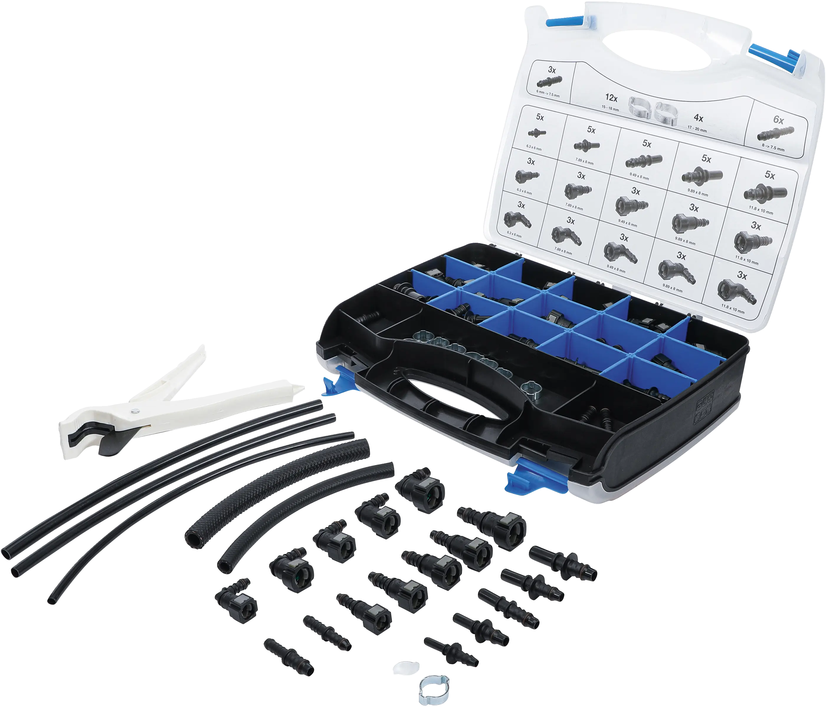Assortiment de tuyaux et raccords en matière plastique | 95 pièces