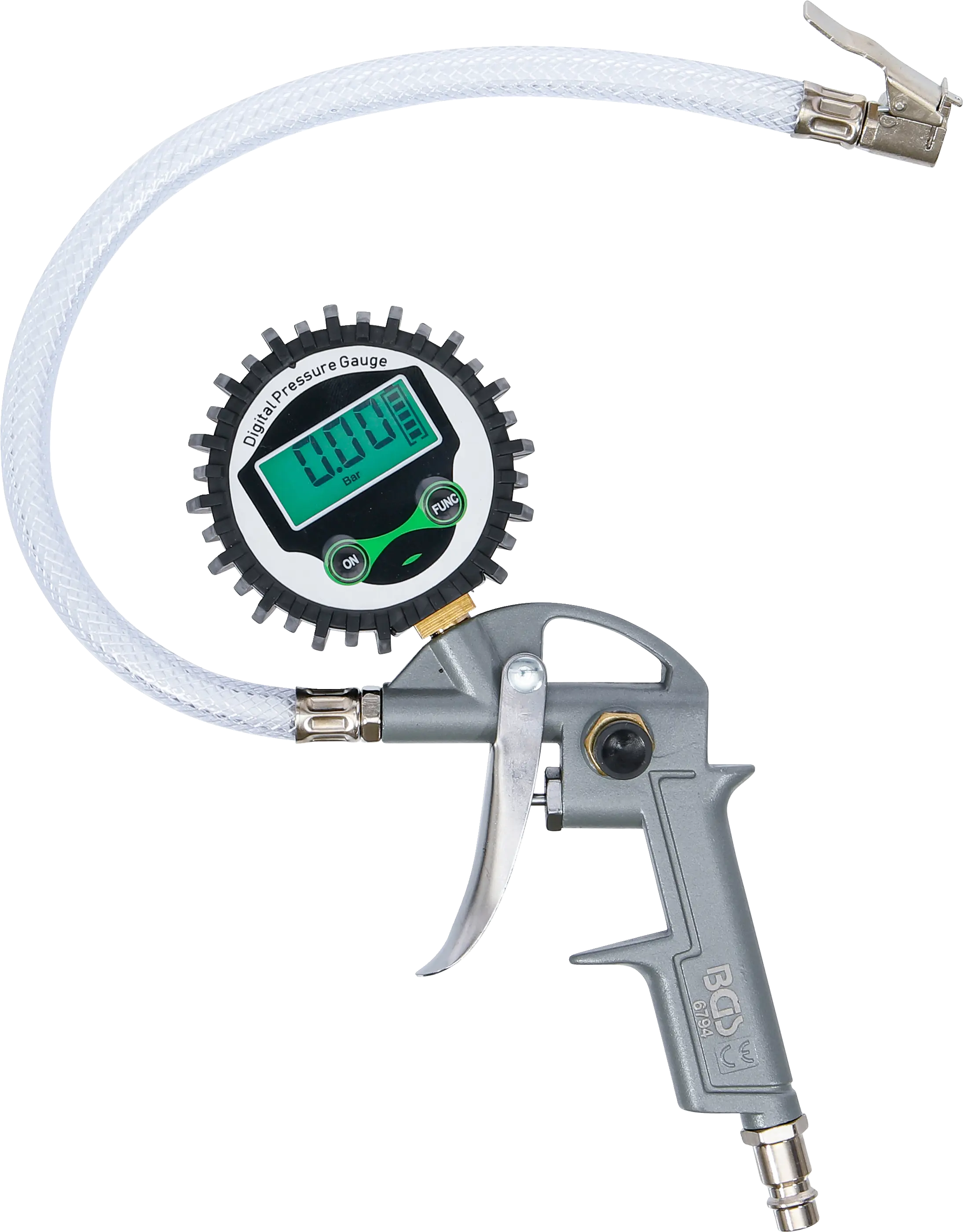 Pistolet de gonflage pneumatique | numérique | 0 - 8 bar