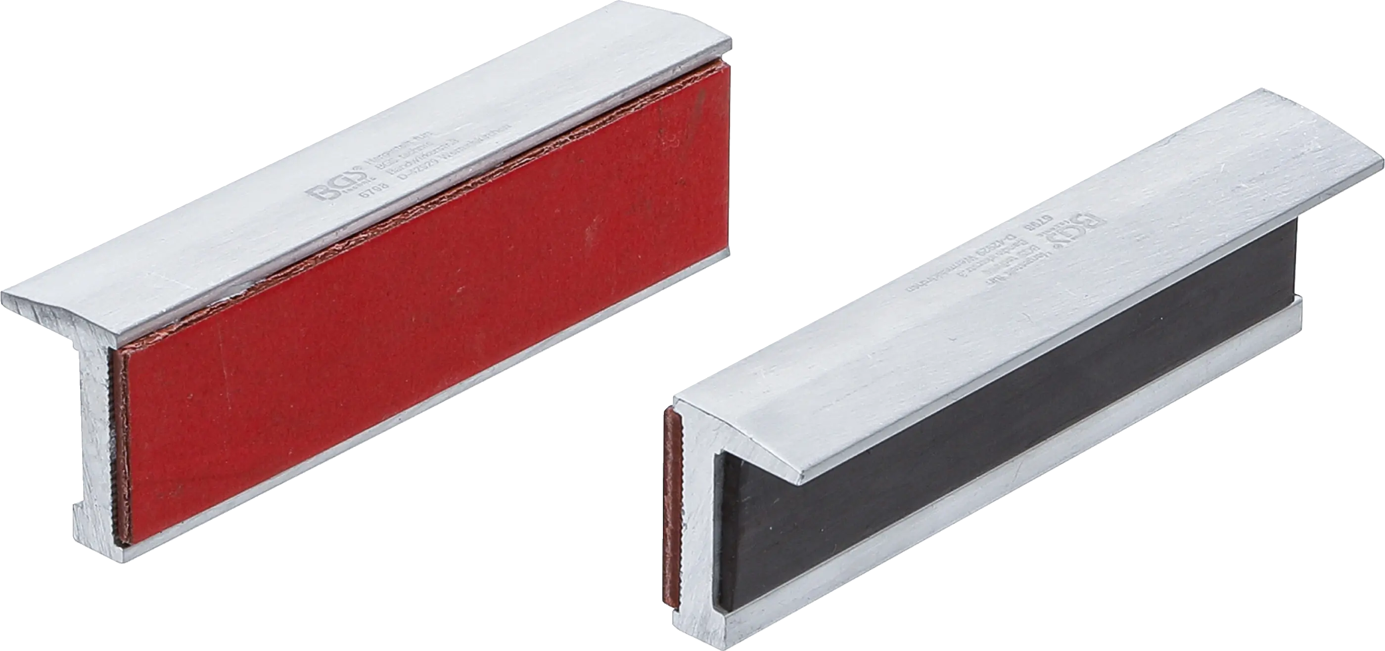 Mors de protection pour étau | aluminium | largeur 100 mm | 2 pièces