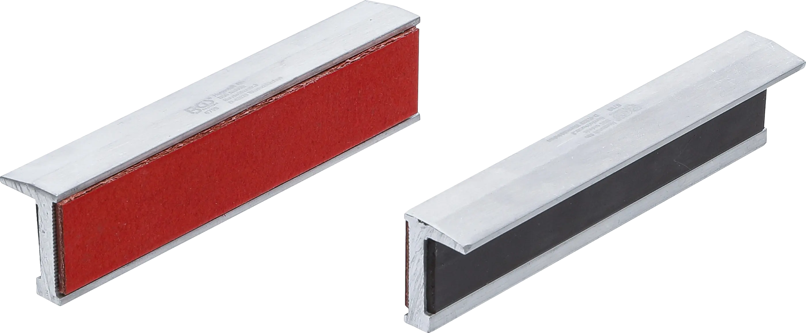 Mors de protection pour étau | aluminium | largeur 125 mm | 2 pièces