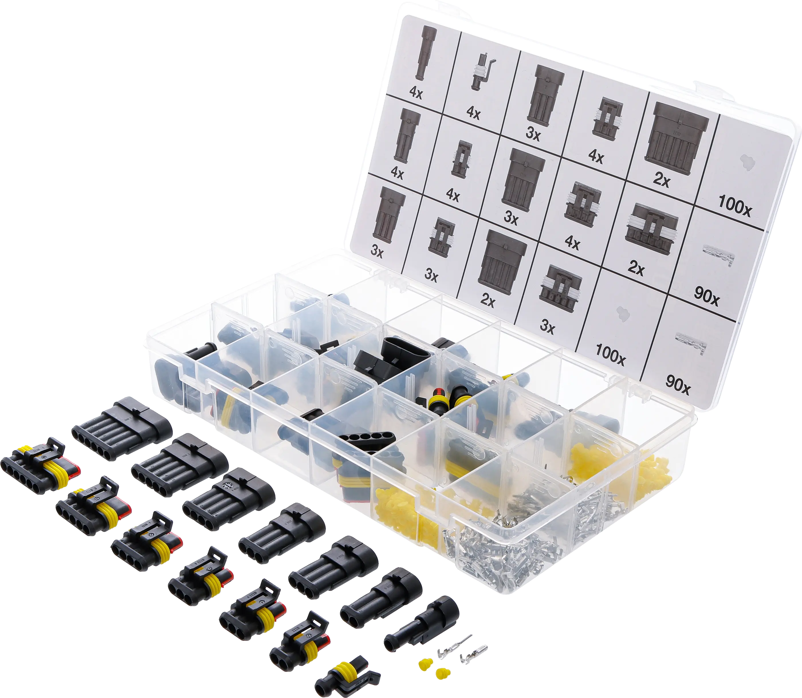 Assortiment de connecteurs | 425 pièces