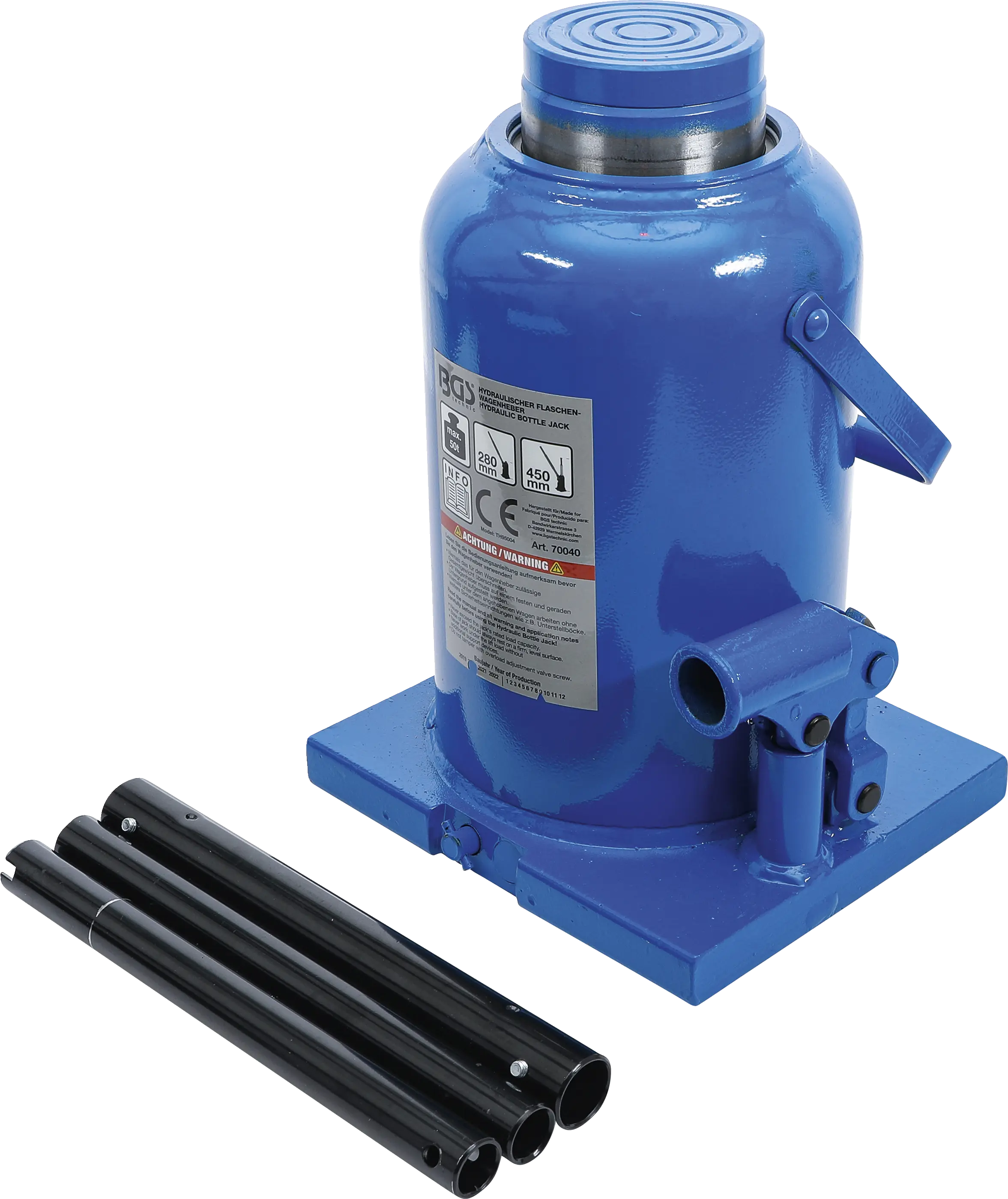 Cric à vérin hydraulique | 50 t