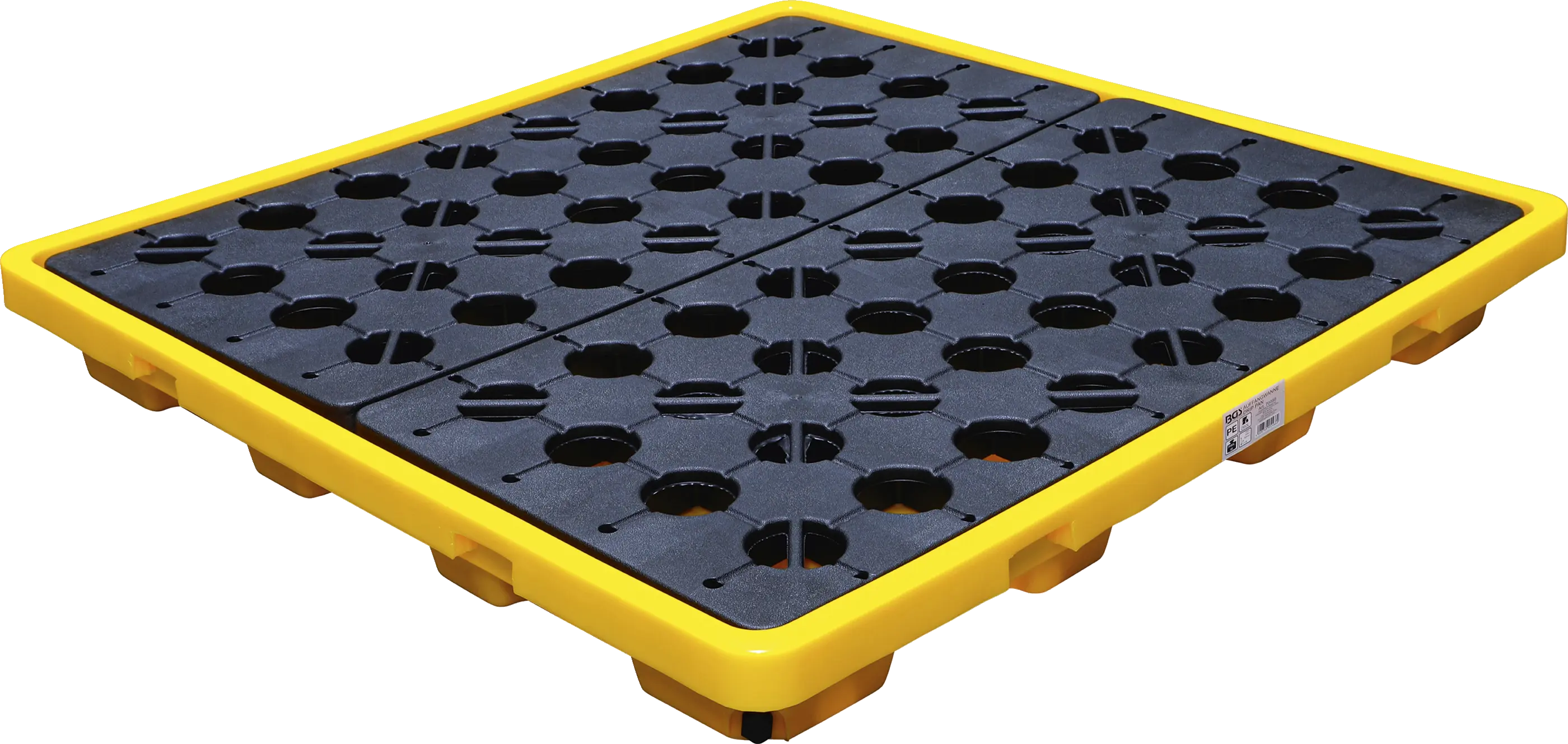 Bac de collecte d’huile | avec grille | pour 4 fûts de 200 l