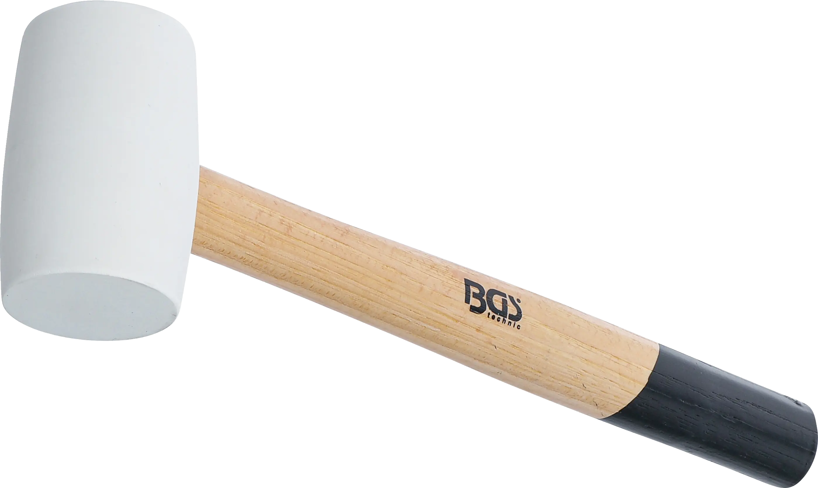 Maillet caoutchouc | manche Hickory | tête blanche | Ø 48 mm | 250 g
