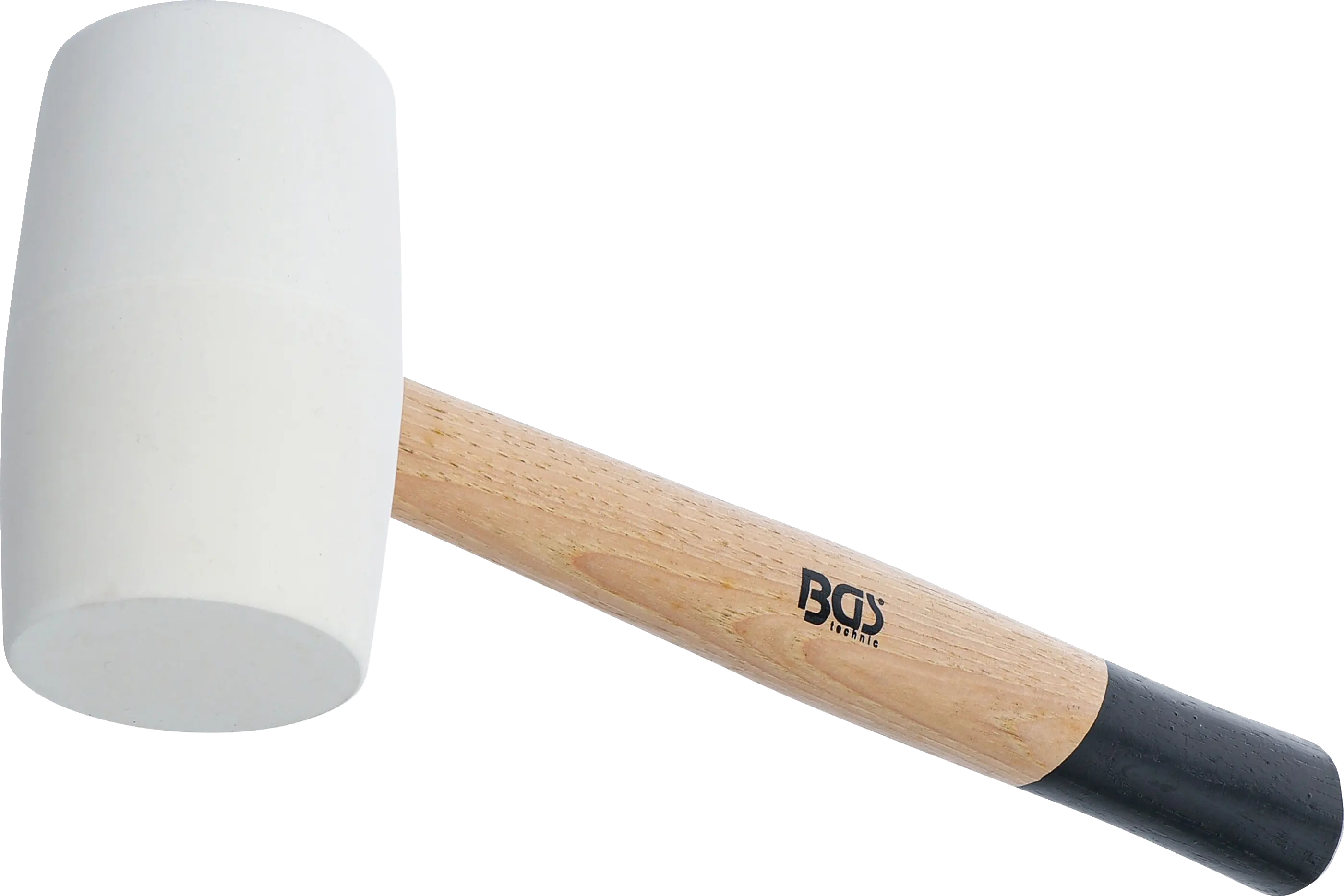 Maillet caoutchouc | manche Hickory | tête blanche | Ø 64 mm | 750 g