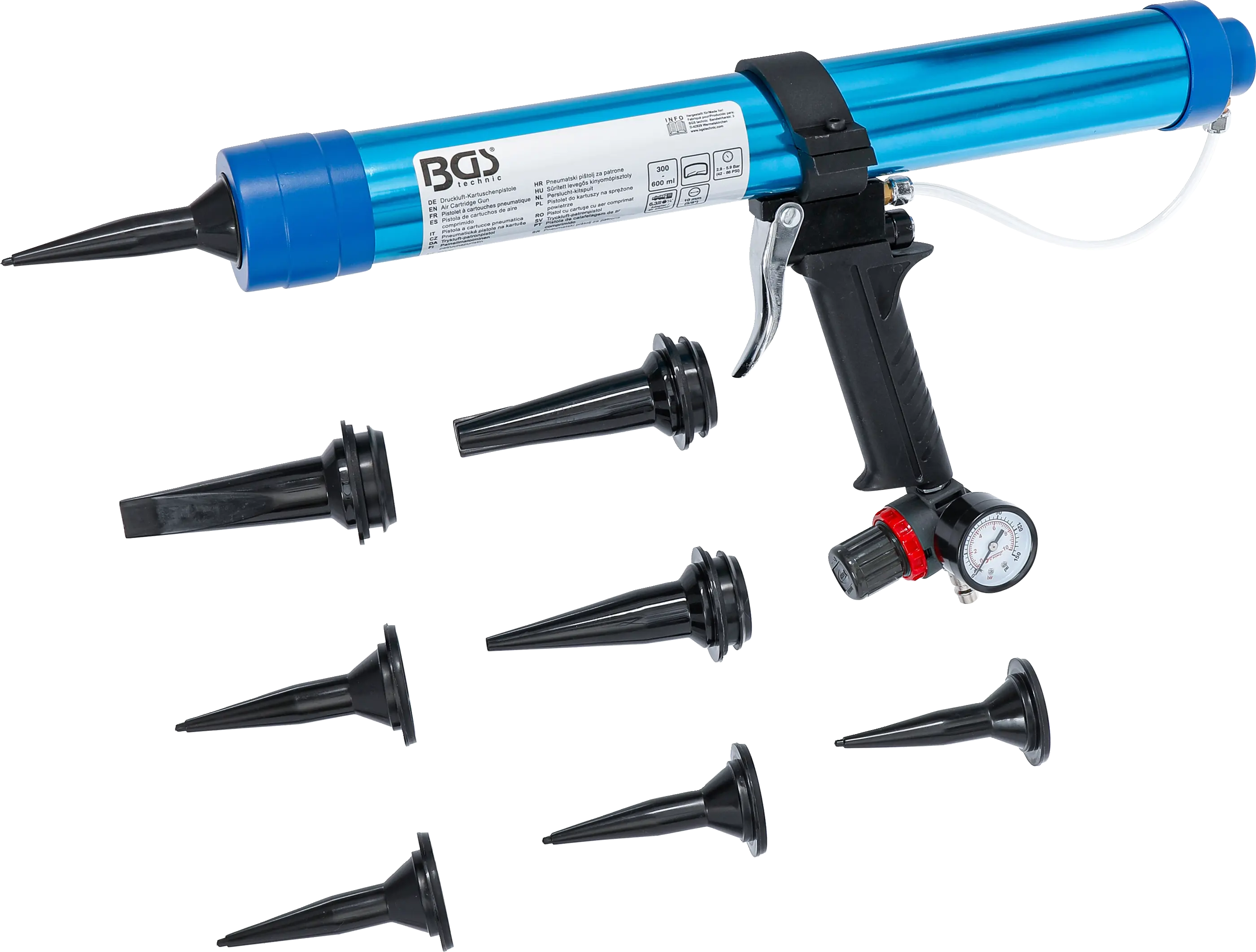 Pistolet pneumatique pour colles et mastics | pour poches souples