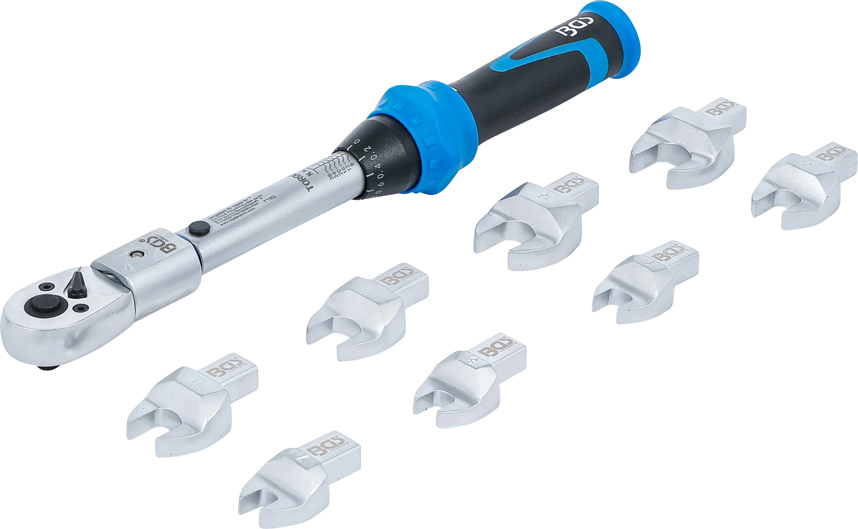 Jeu de clés dynamométriques | pour outils enfichables de 9 x 12 mm | 6 - 30 Nm | 10 pièces