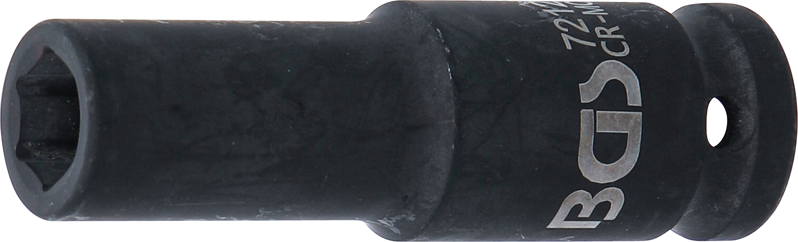 Kraft-Steckschlüssel-Einsatz Sechskant, tief | Antrieb Innenvierkant 12,5 mm (1/2") | SW 12 mm