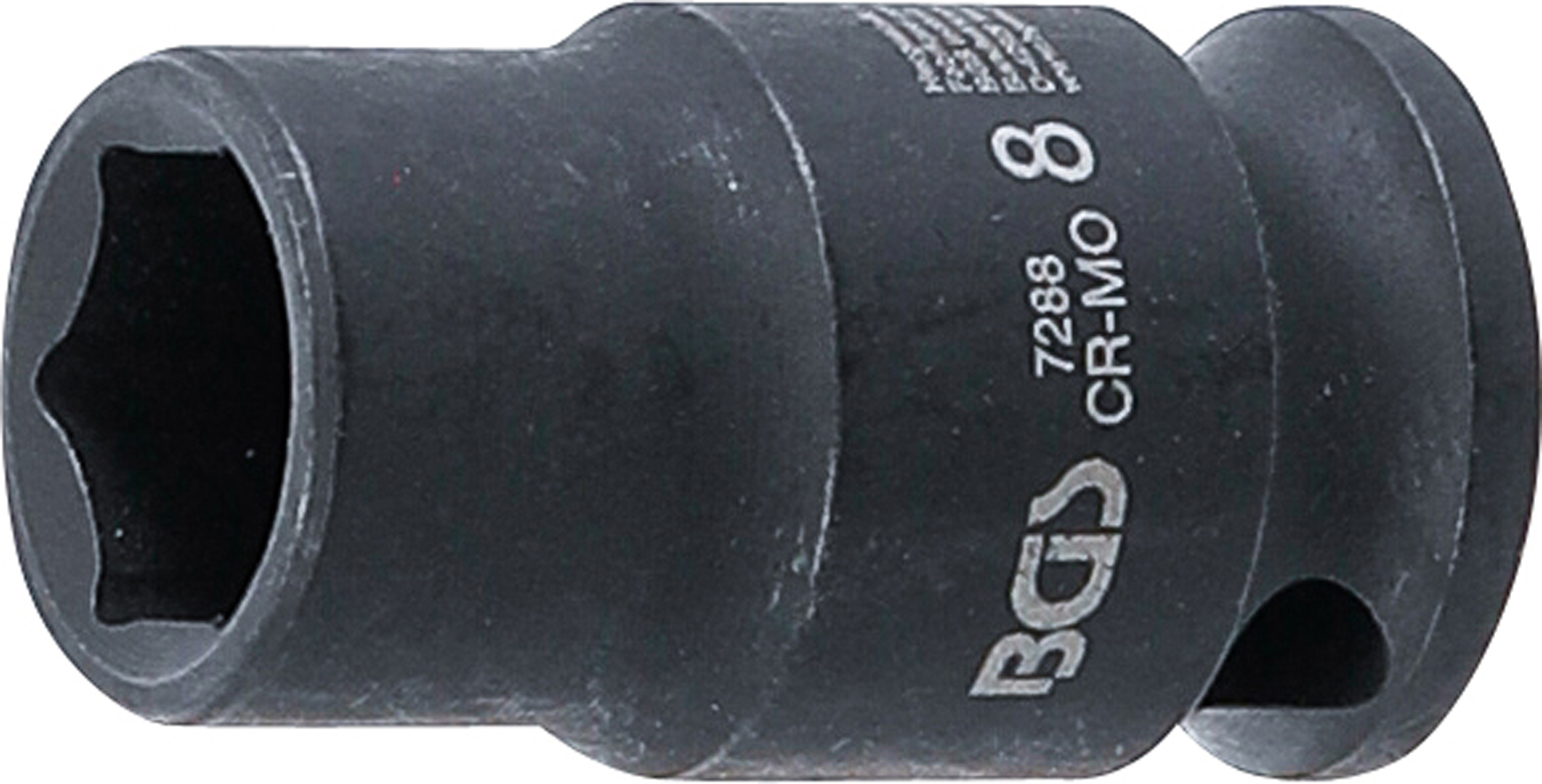 Kraft-Steckschlüssel-Einsatz Sechskant | Antrieb Innenvierkant 6,3 mm (1/4") | SW 8 mm