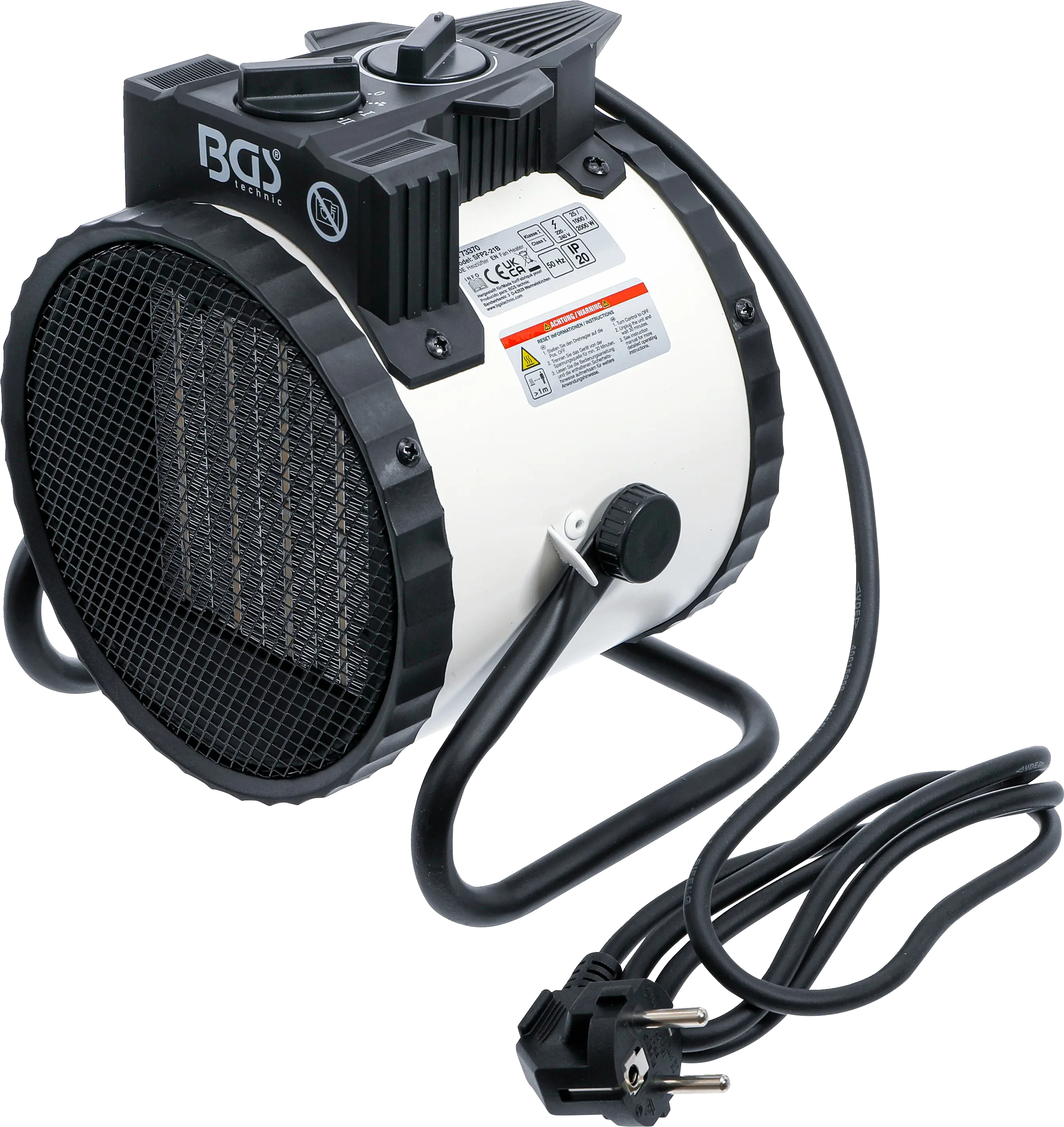 Ventilateur chauffant | électrique | 2 kW